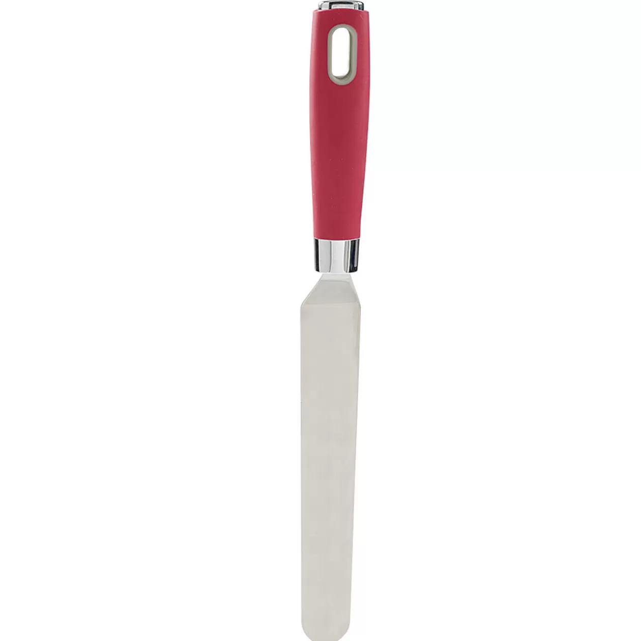 Gifi Spatule à crêpe en inox avec manche en polypropylène rouge< Préparation Culinaire