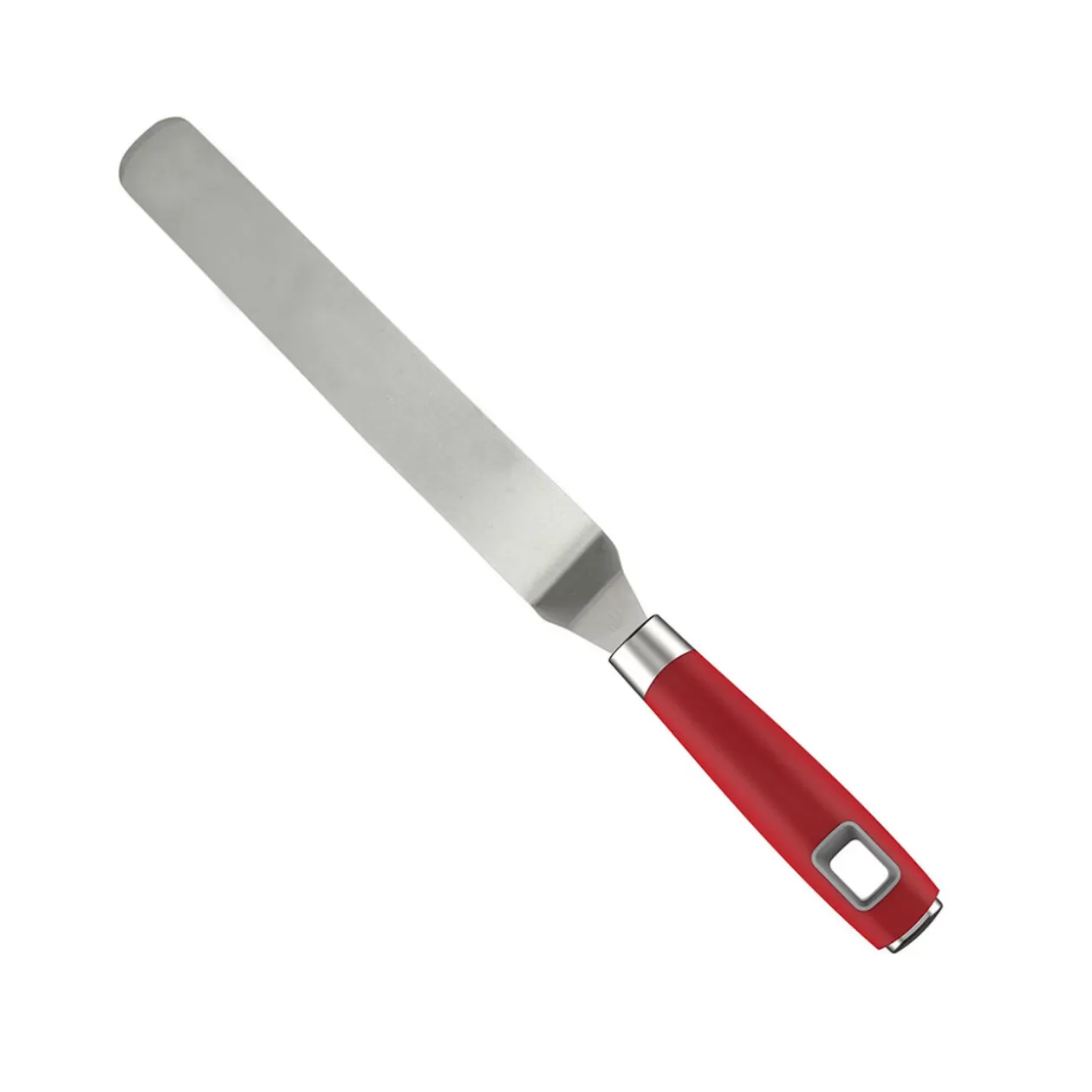 Gifi Spatule à crêpe inox avec manche en polypropylène rouge< Préparation Culinaire
