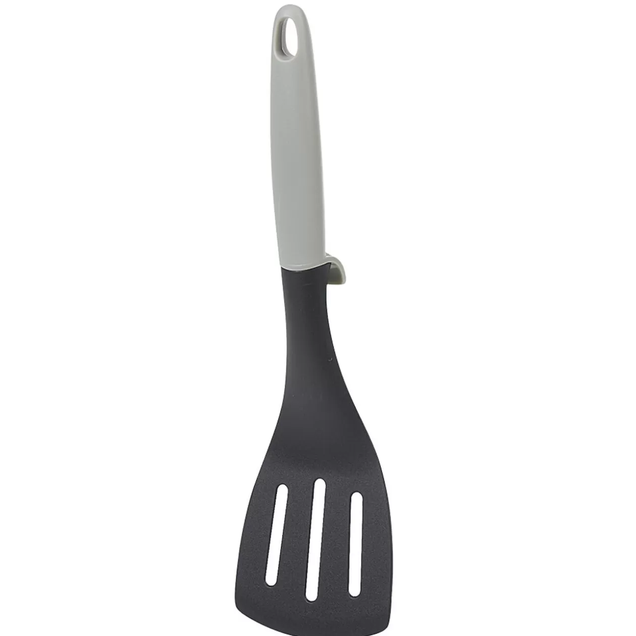 Gifi Spatule ajourée polyamide manche en polypropylène gris noir< Préparation Culinaire