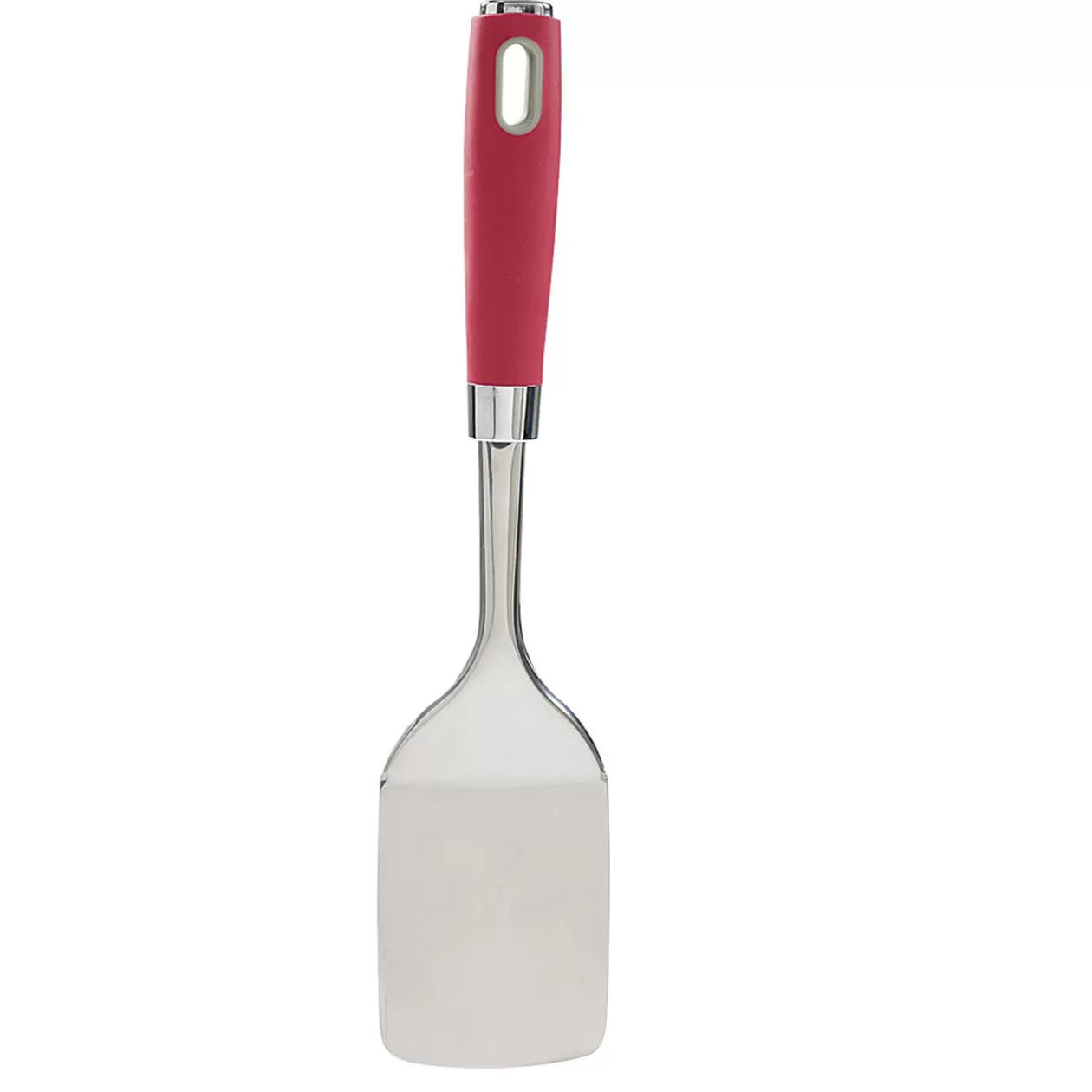 Gifi Spatule en inox avec manche en polypropylène rouge< Préparation Culinaire