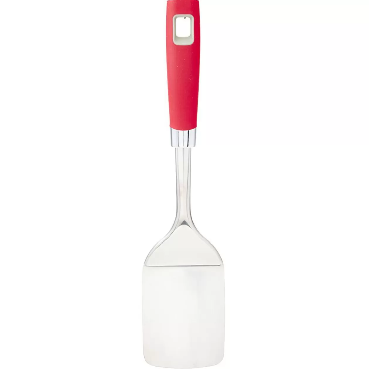 Gifi Spatule en inox avec manche en polypropylène rouge< Préparation Culinaire