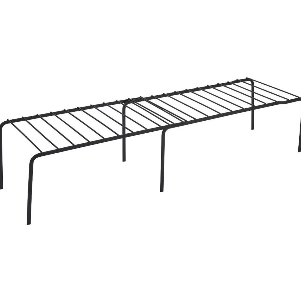 Gifi Support extensible en métal noir - L.43/69xl.20xH.14,5cm< Rangement De Cuisine