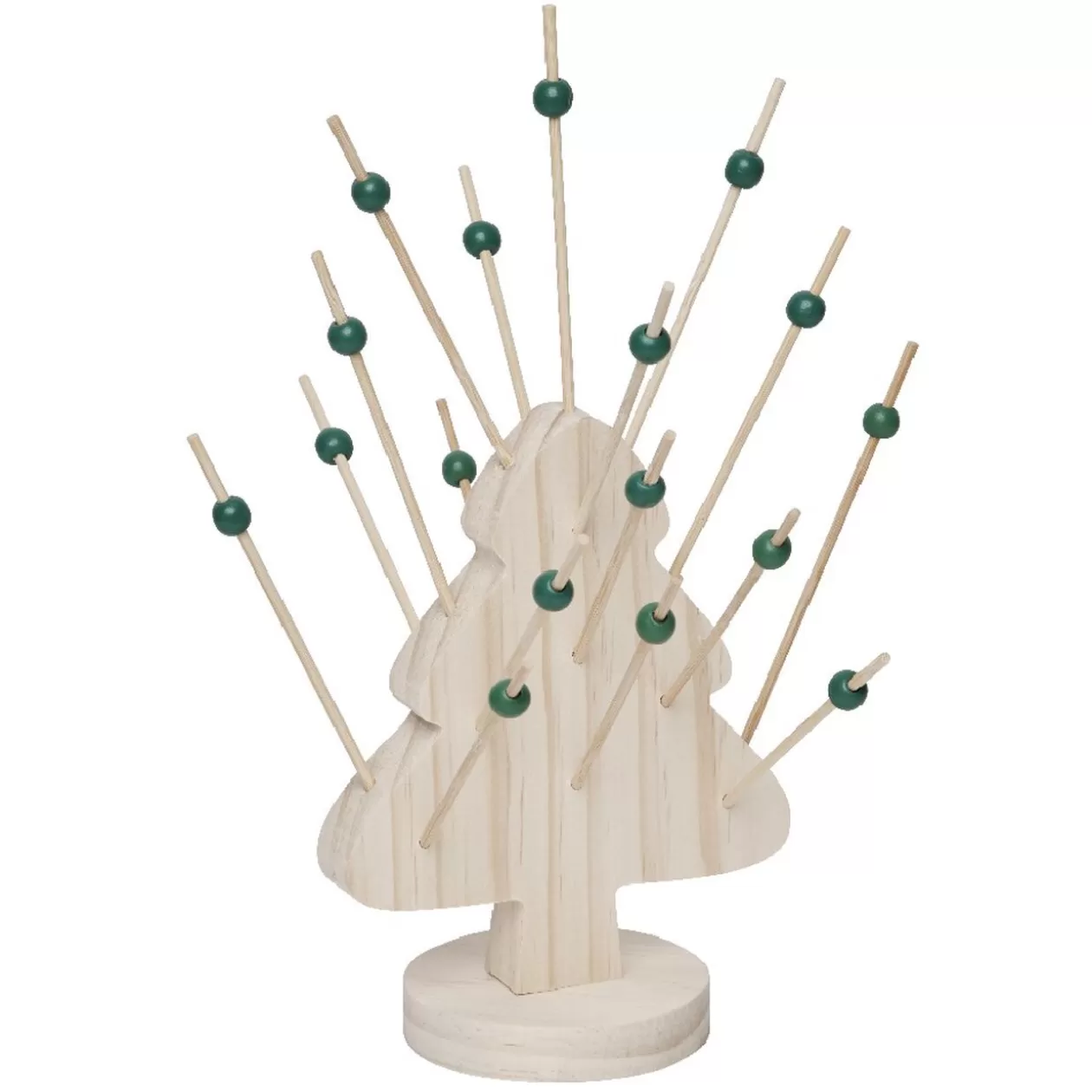 Support forme sapin bois Noël avec 21 piques apéritif>Gifi Cheap
