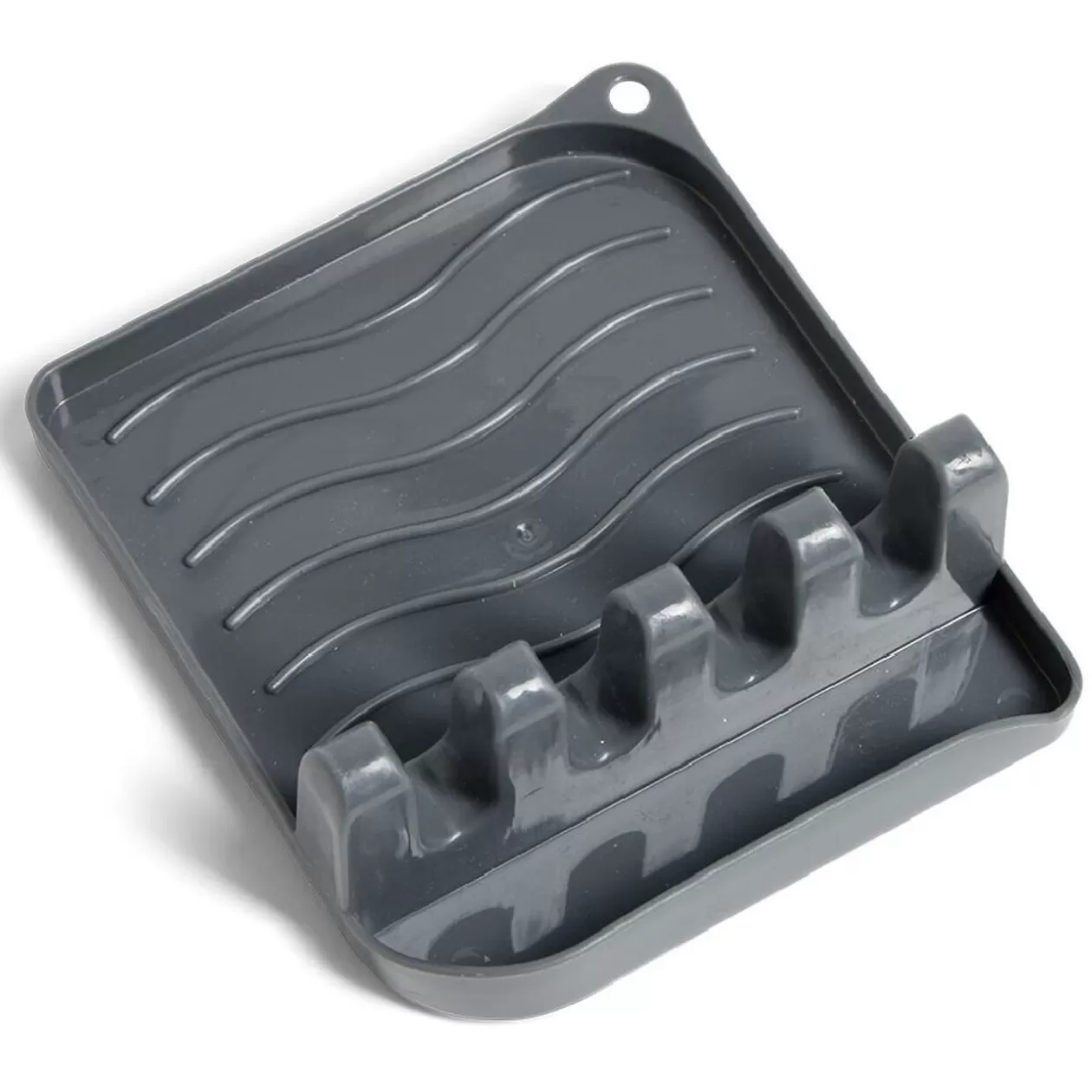 Gifi Support repose-cuillères plastique gris< Rangement De Cuisine