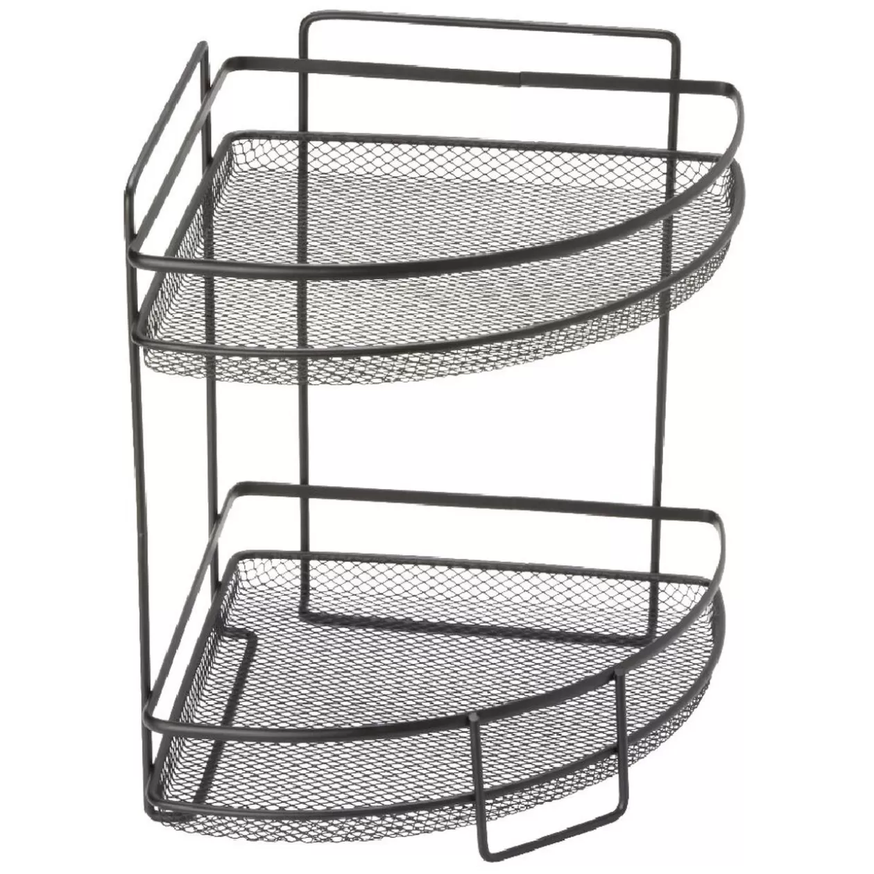 Gifi Étagère d'angle vintage métal noir 2 niveaux< Rangement De Cuisine