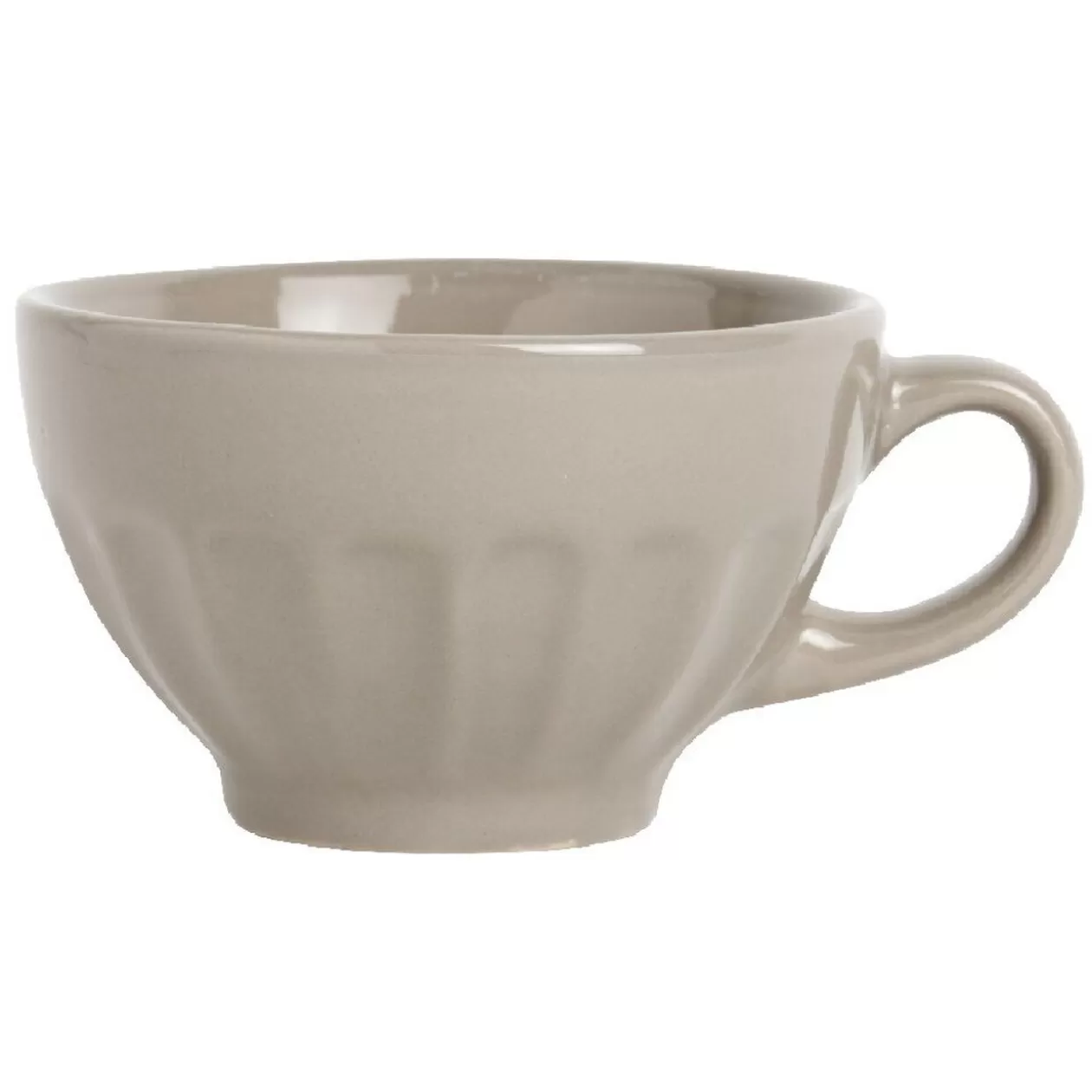 Tasse à café avec anse taupe cotelé>Gifi Fashion