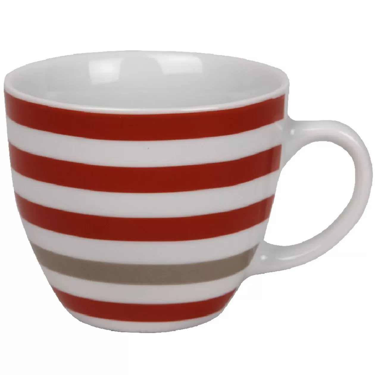 Tasse à café blanche à rayures>Gifi Fashion