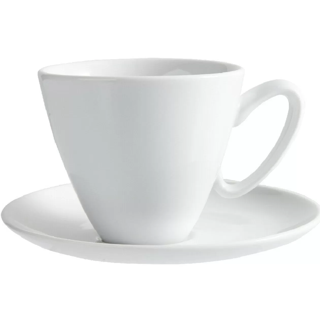 Tasse à café blanche avec sous tasse modèle slide>Gifi Discount