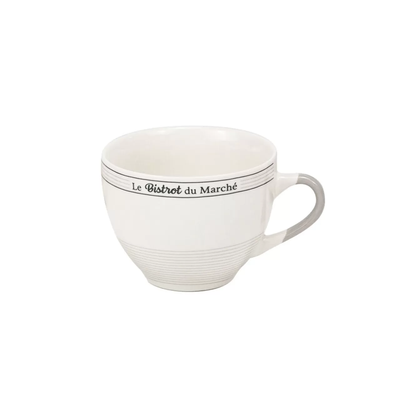 Tasse à café en porcelaine design Bistrot du Marché 22 cl>Gifi Flash Sale