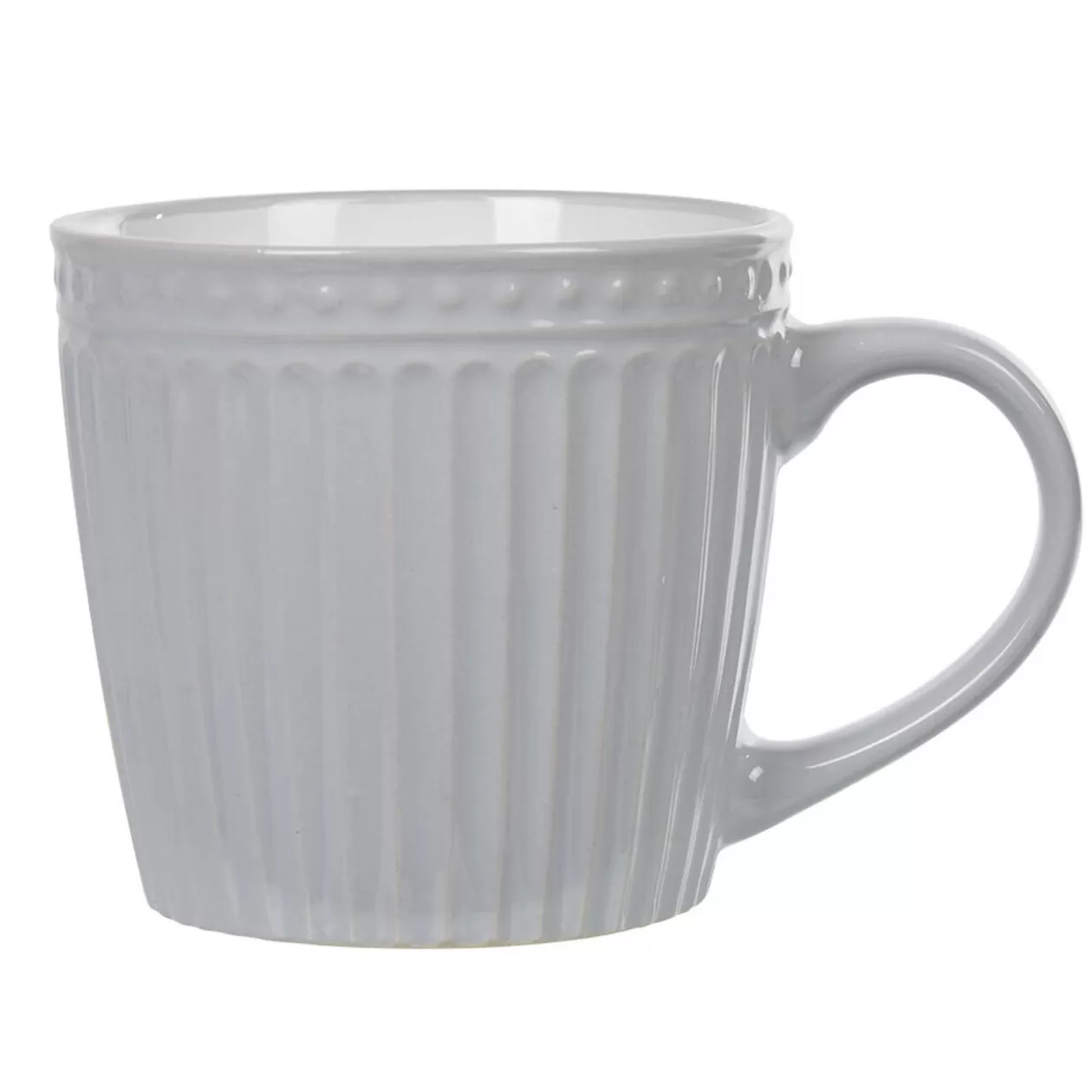 Tasse à thé grise relief 31,9 cl>Gifi Flash Sale