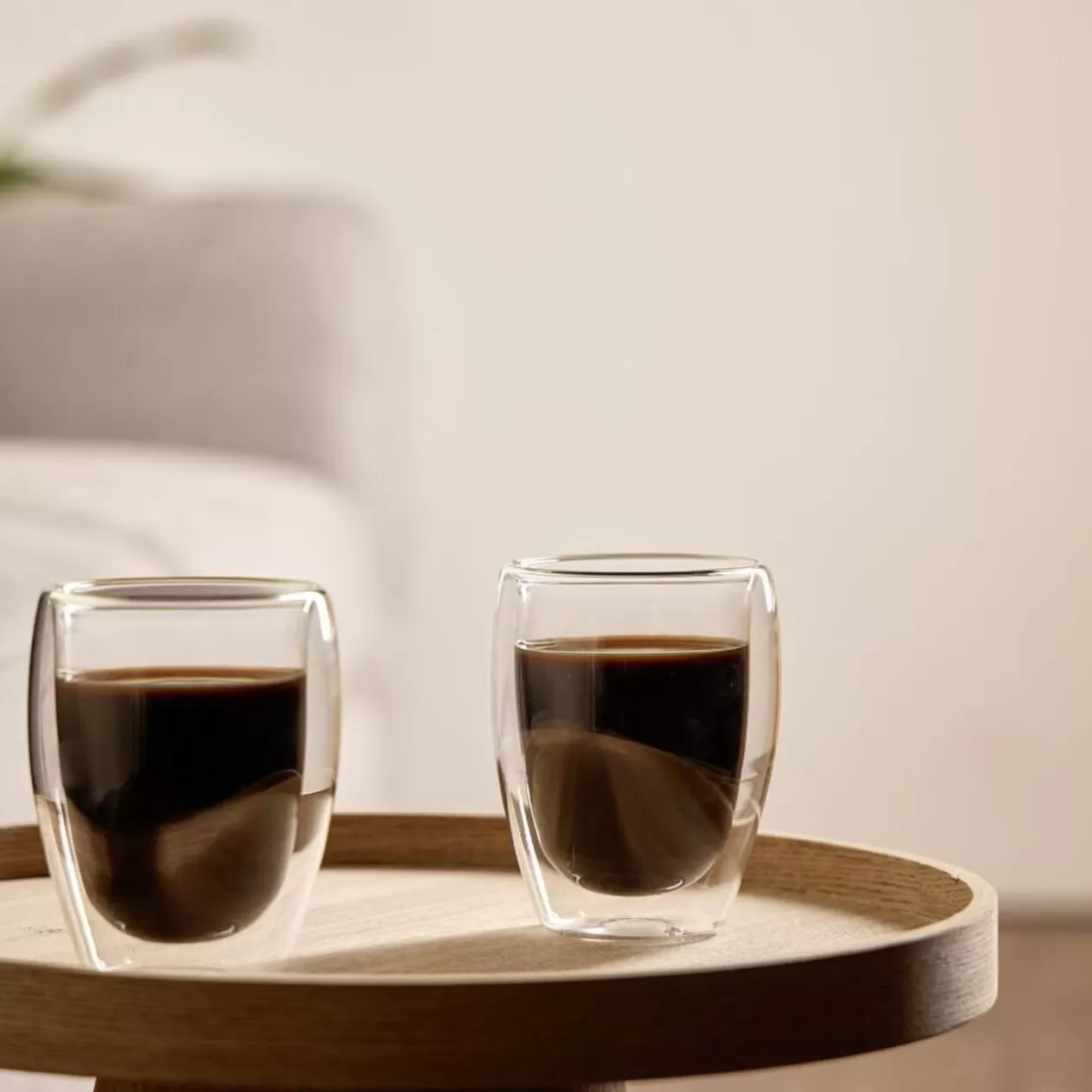 Tasse avec anse en verre double paroi 350ml>Gifi Outlet