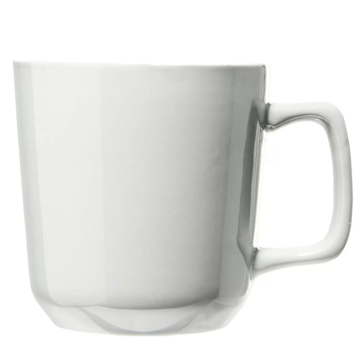 Gifi Tasse en grès carrée gris avec anse Ø9,4xH10cm 420ml< Vaisselle Et Accessoires De Table