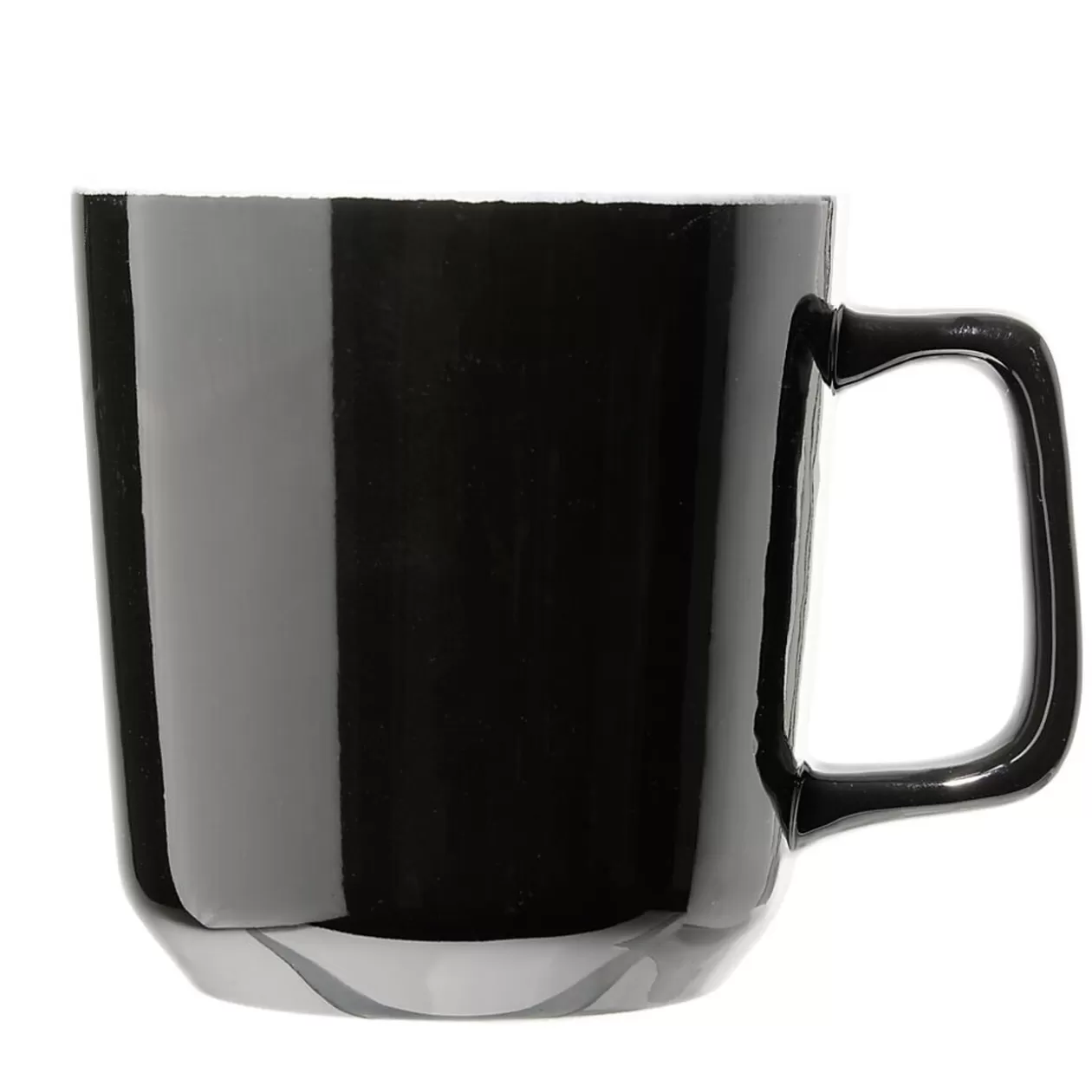 Gifi Tasse en grès carrée noir avec anse Ø9,4xH10cm 420ml< Vaisselle Et Accessoires De Table