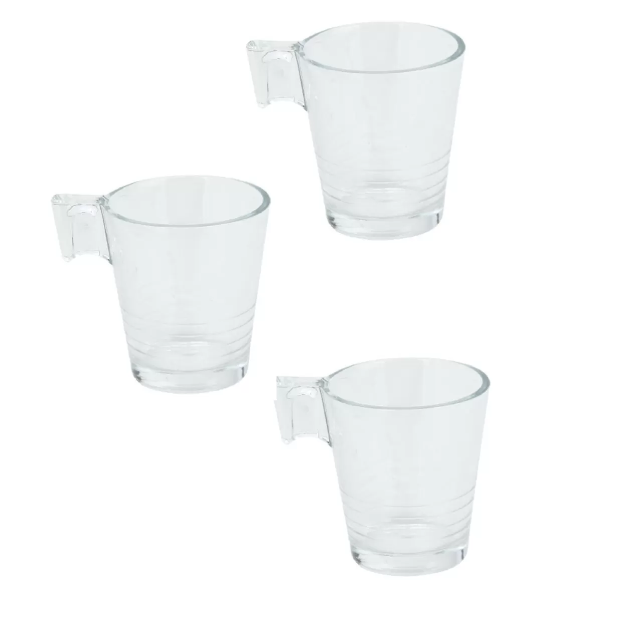 Tasse expresso verre transparent x3>Gifi Shop