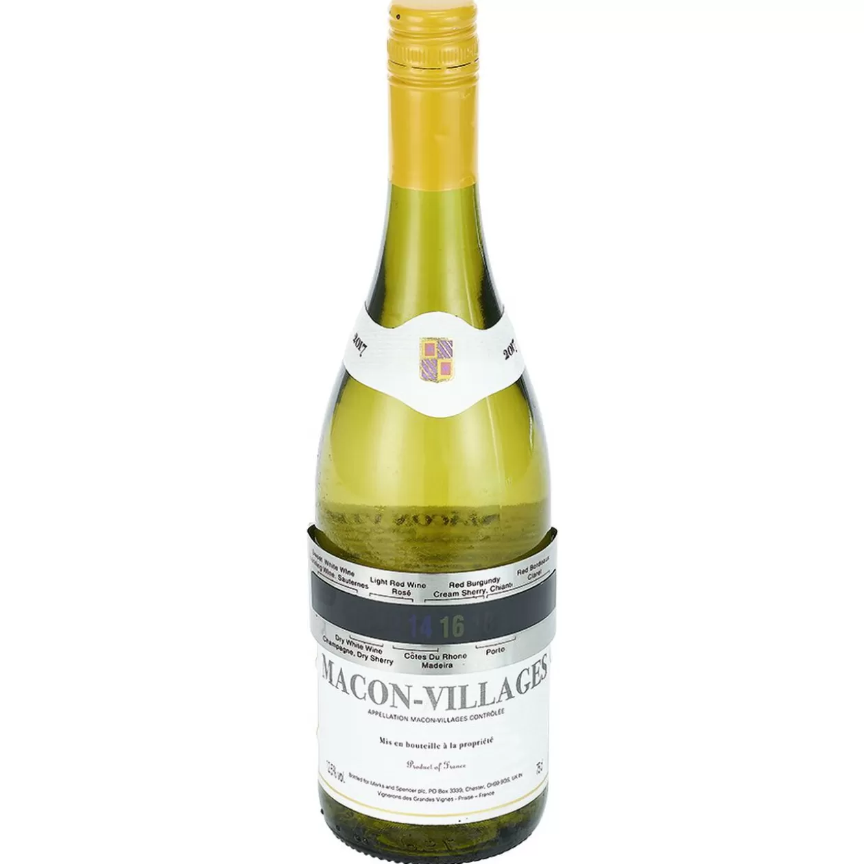 Gifi Thermomètre à vin bague en inox< Préparation Culinaire