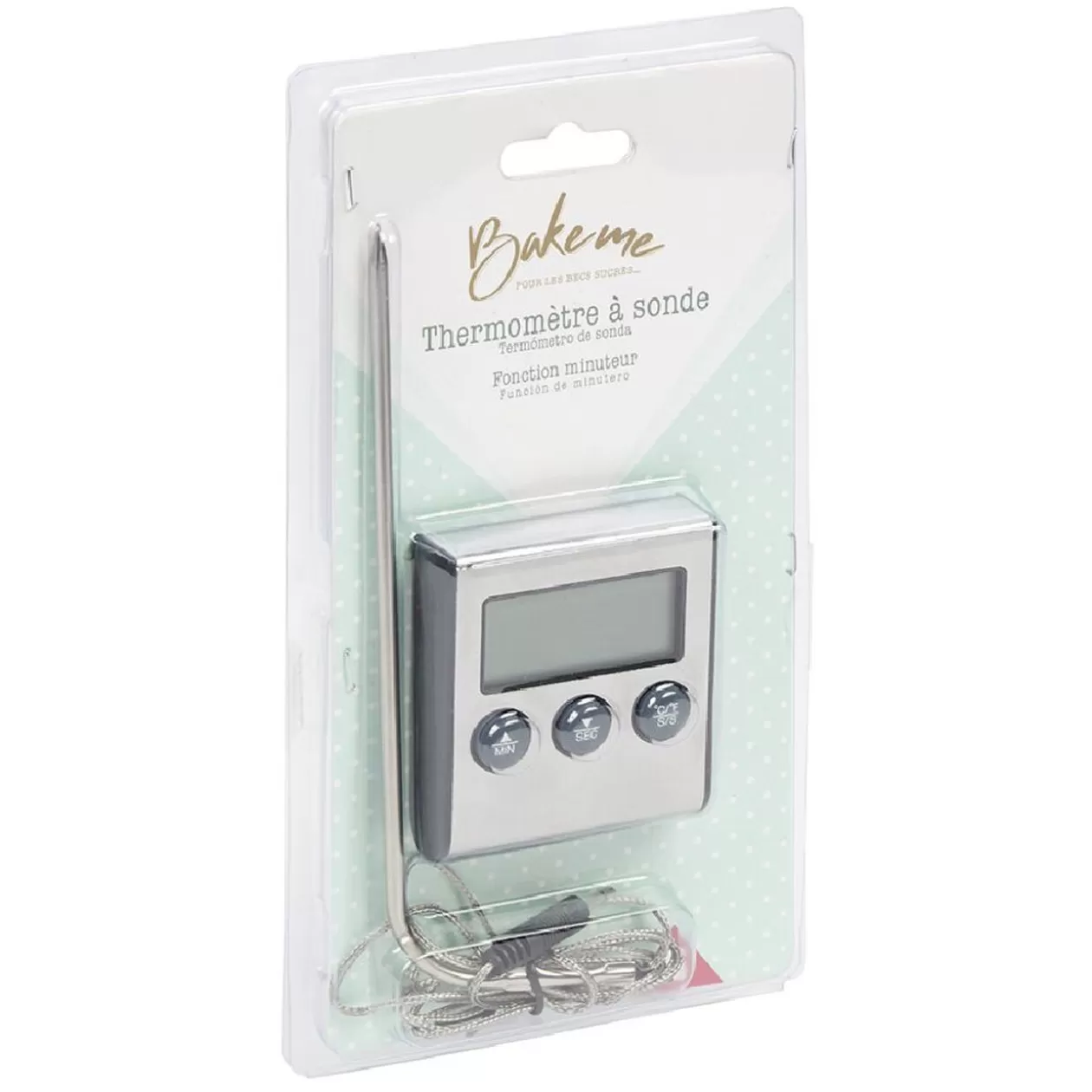 Gifi Thermomètre de cuisine à sonde avec minuteur< Préparation Culinaire