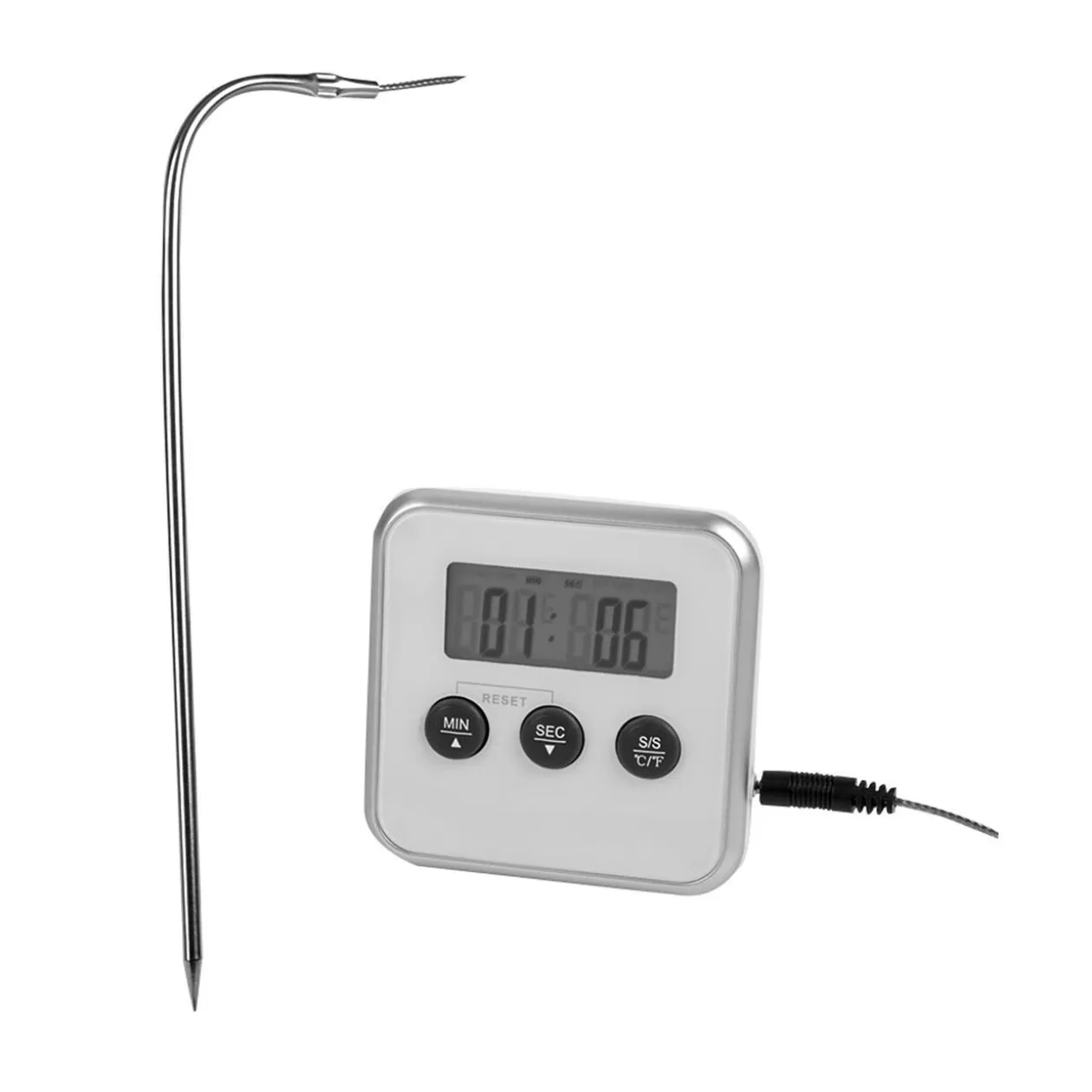 Gifi Thermomètre de cuisine à sonde minuteur< Préparation Culinaire