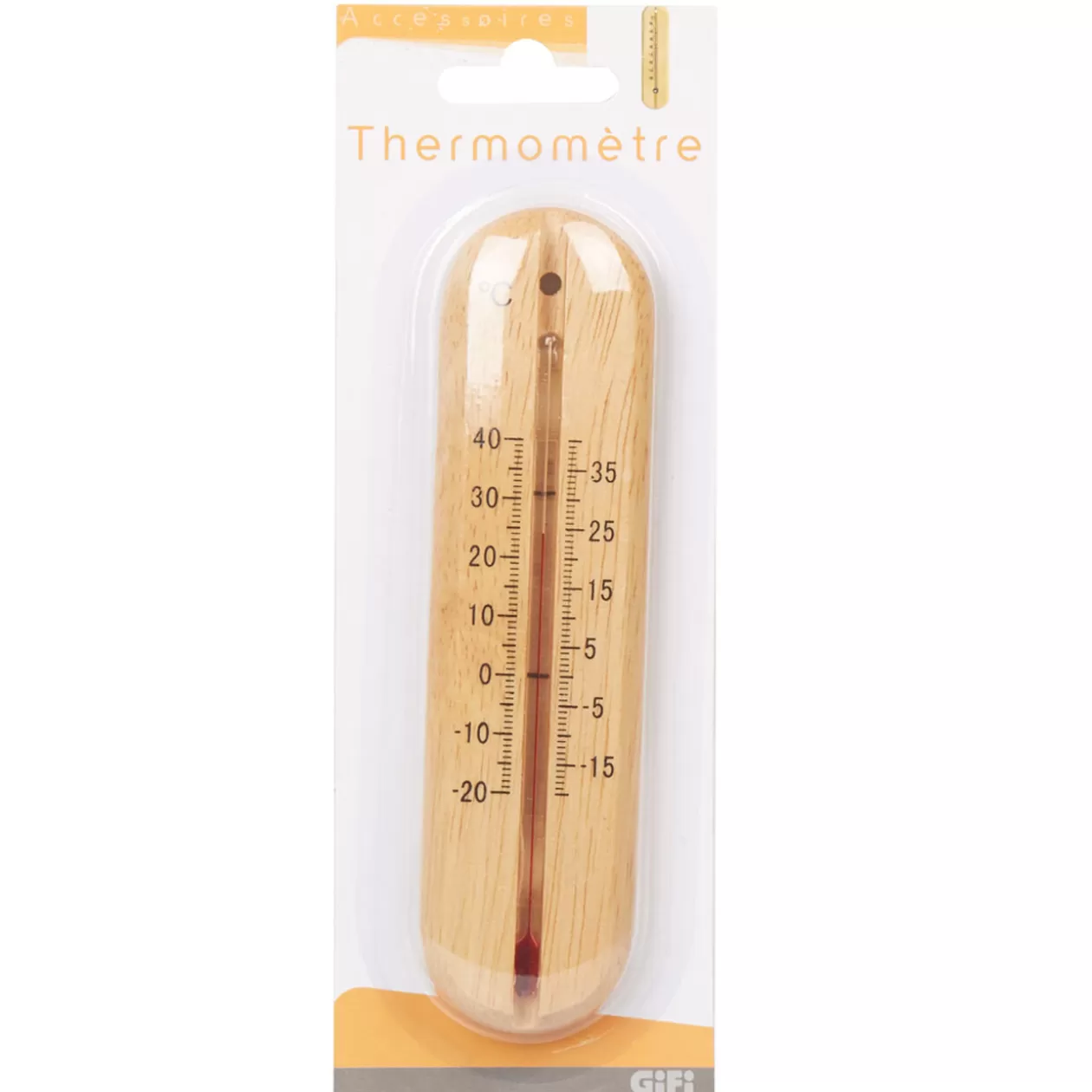 Gifi Thermomètre en bois< Préparation Culinaire