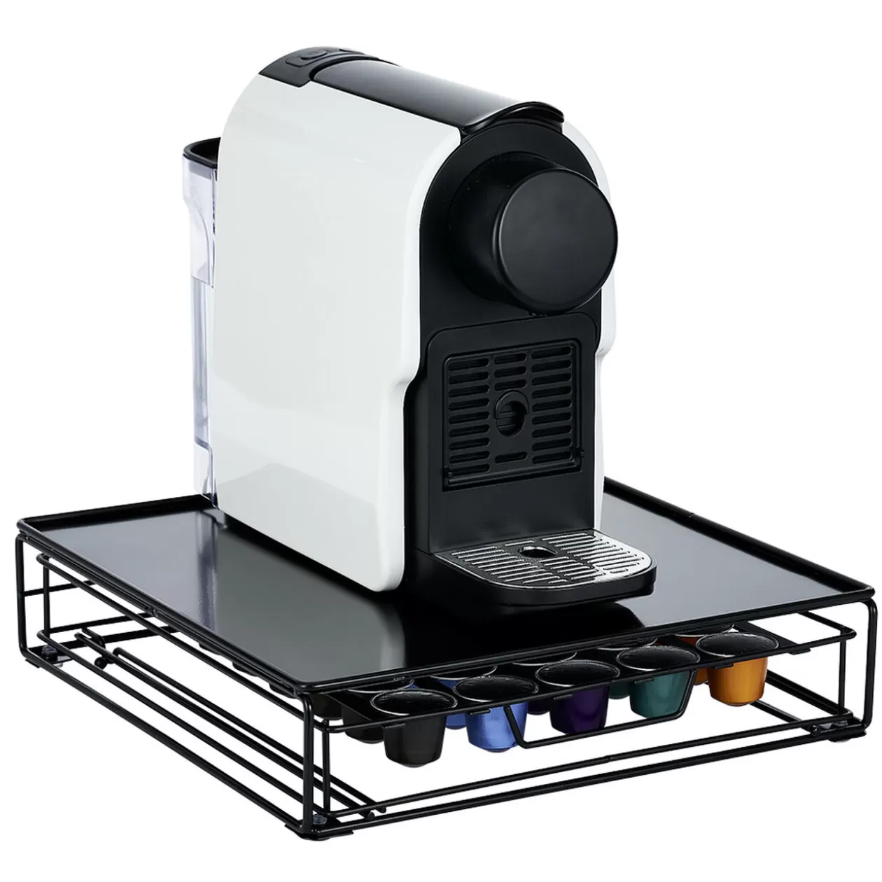 Gifi Tiroir à capsules plateau et grille en métal noir< Rangement De Cuisine