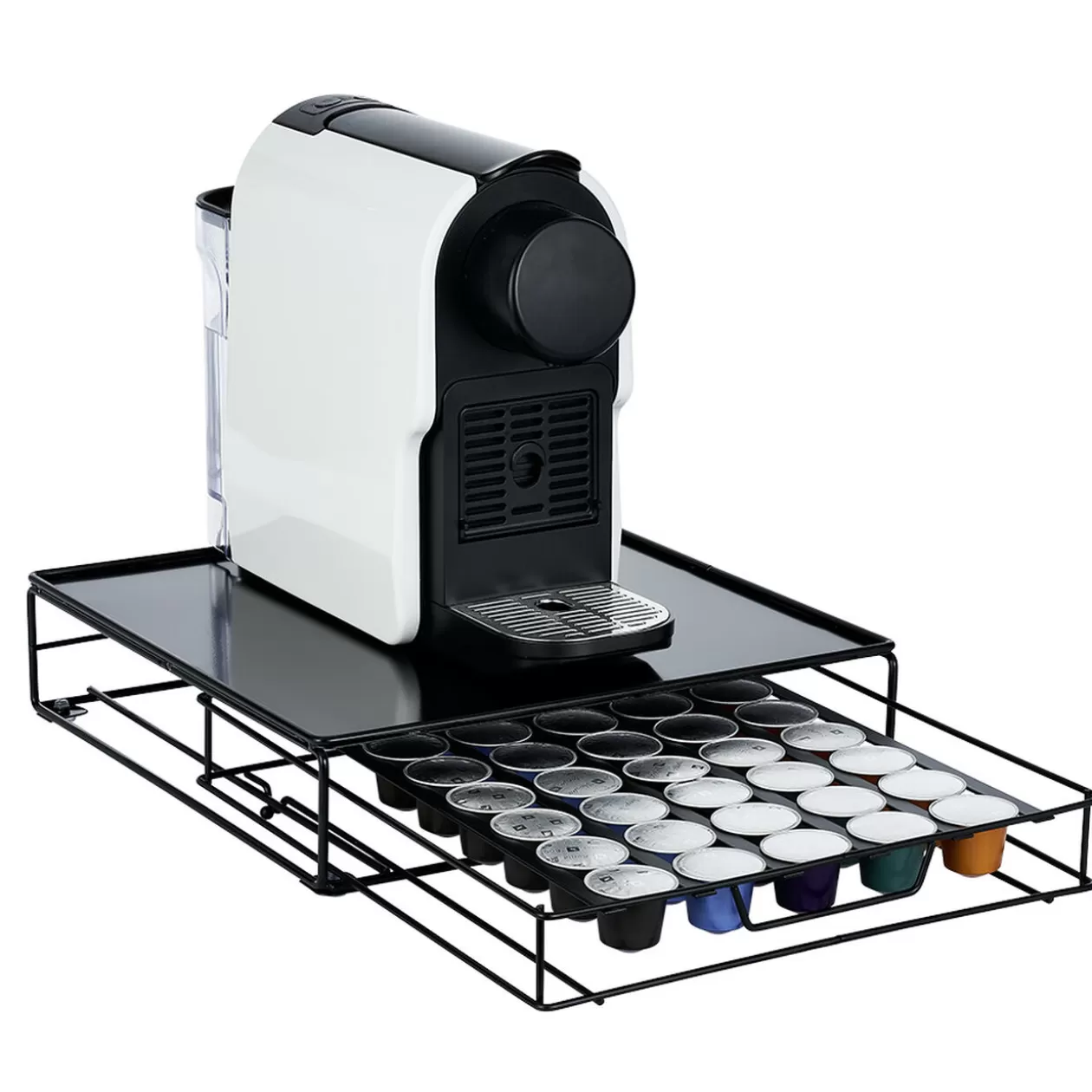Gifi Tiroir à capsules plateau et grille en métal noir< Rangement De Cuisine