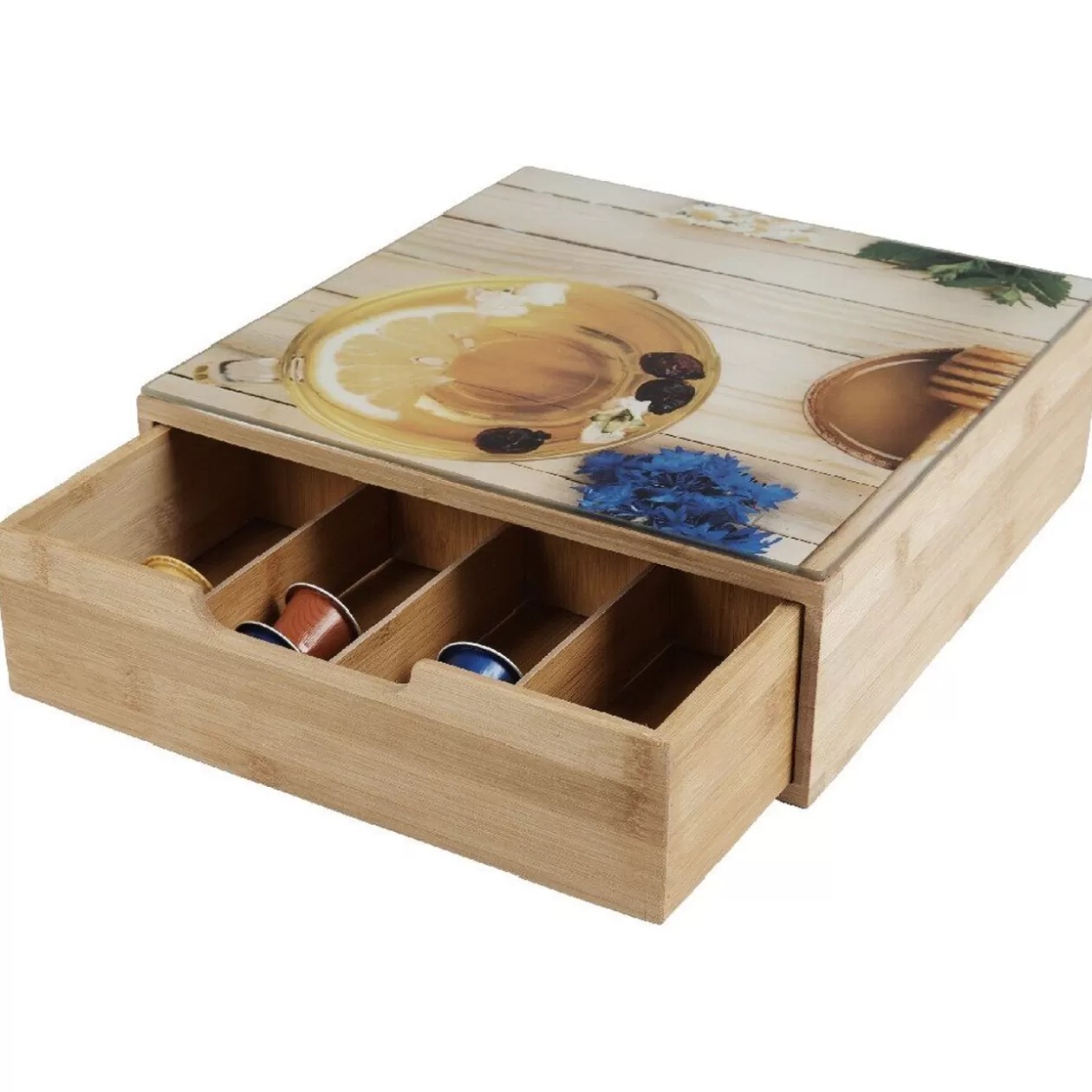 Gifi Tiroir à dosettes design thé au citron< Rangement De Cuisine