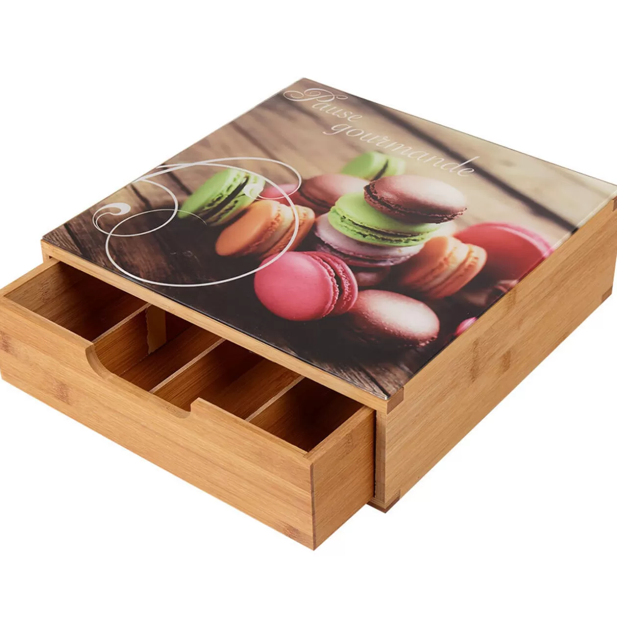 Gifi Tiroir à dosettes motifs macarons< Rangement De Cuisine