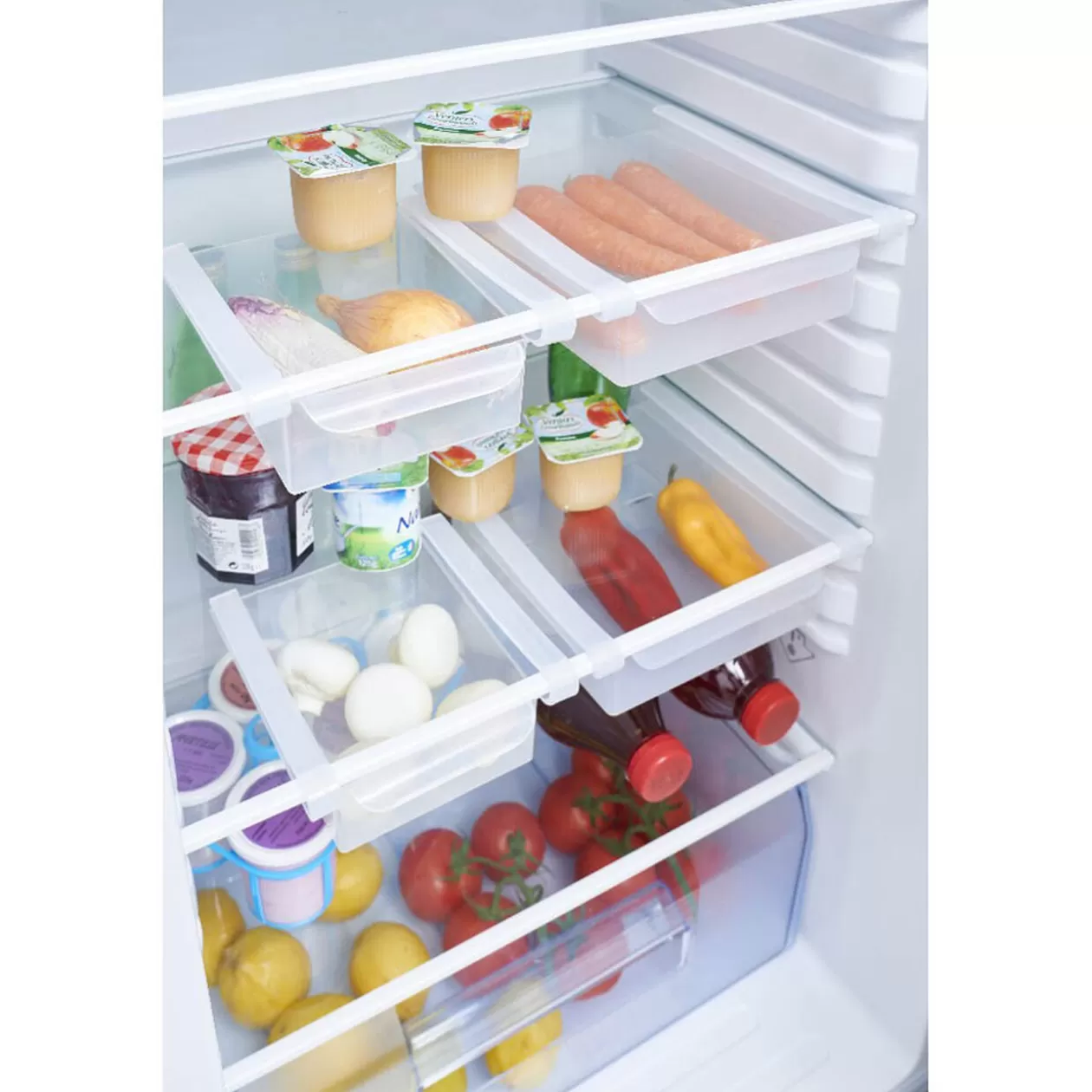 Gifi Tiroirs transparents encastrables pour réfrigérateur x4< Rangement De Cuisine