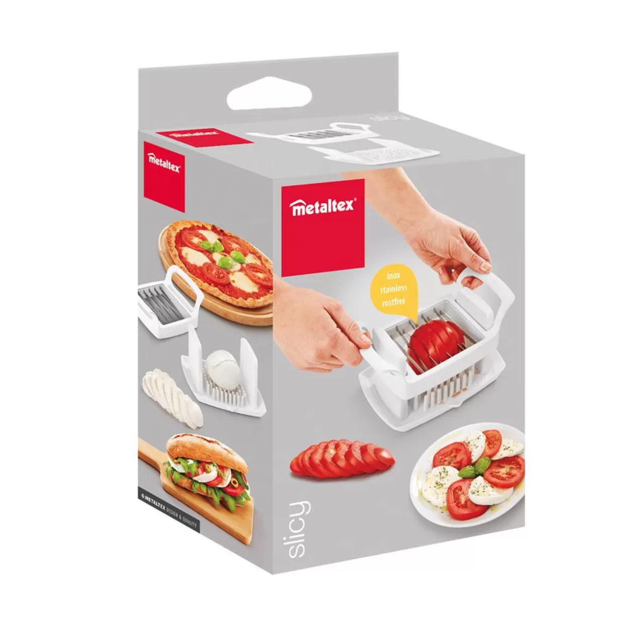 Gifi Tranche légume fruit fromage Metaltex 6 lames avec réservoir< Préparation Culinaire