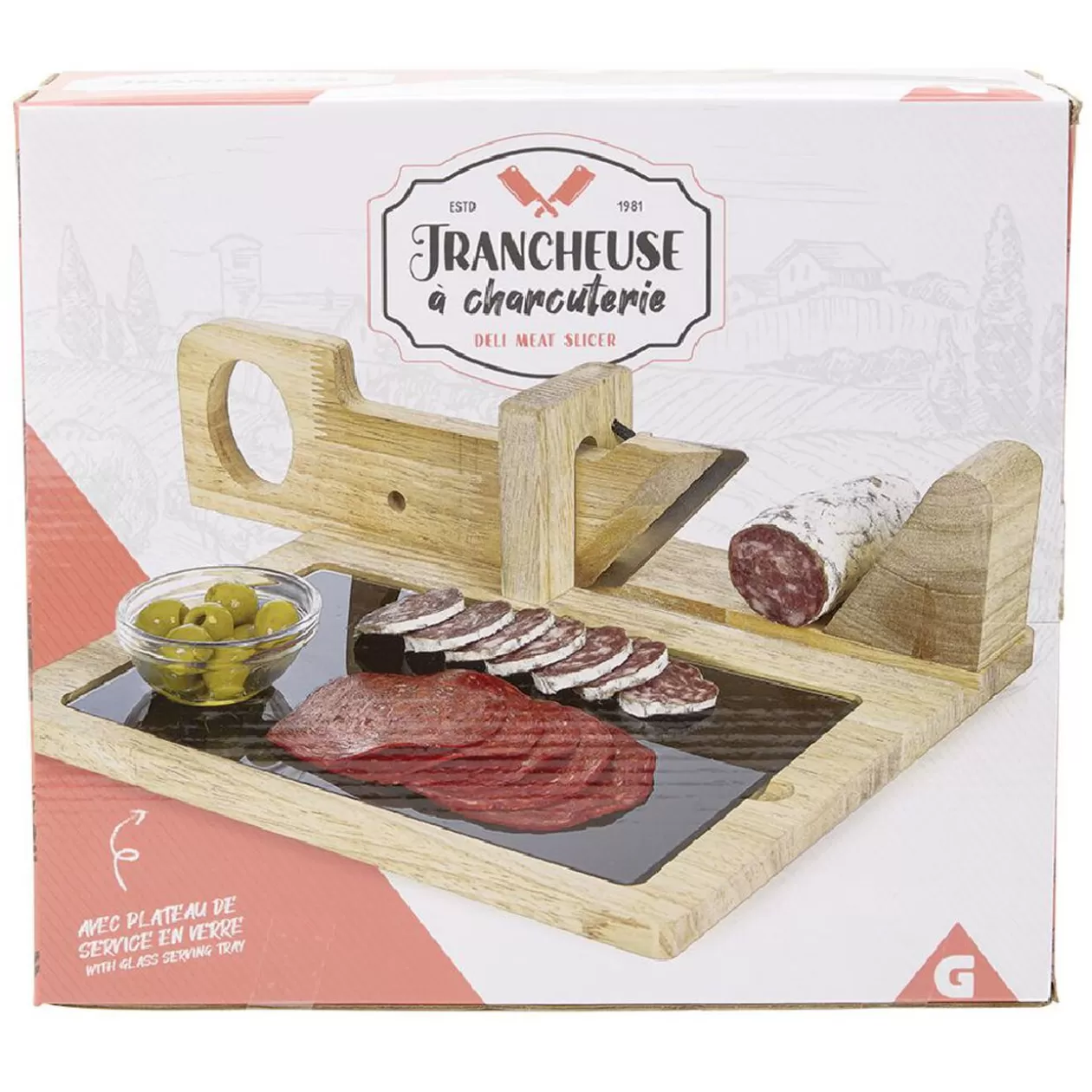 Gifi Trancheuse à charcuterie en bois< Petit Électroménager