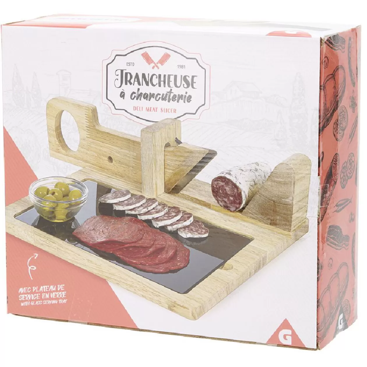 Gifi Trancheuse à charcuterie en bois< Petit Électroménager