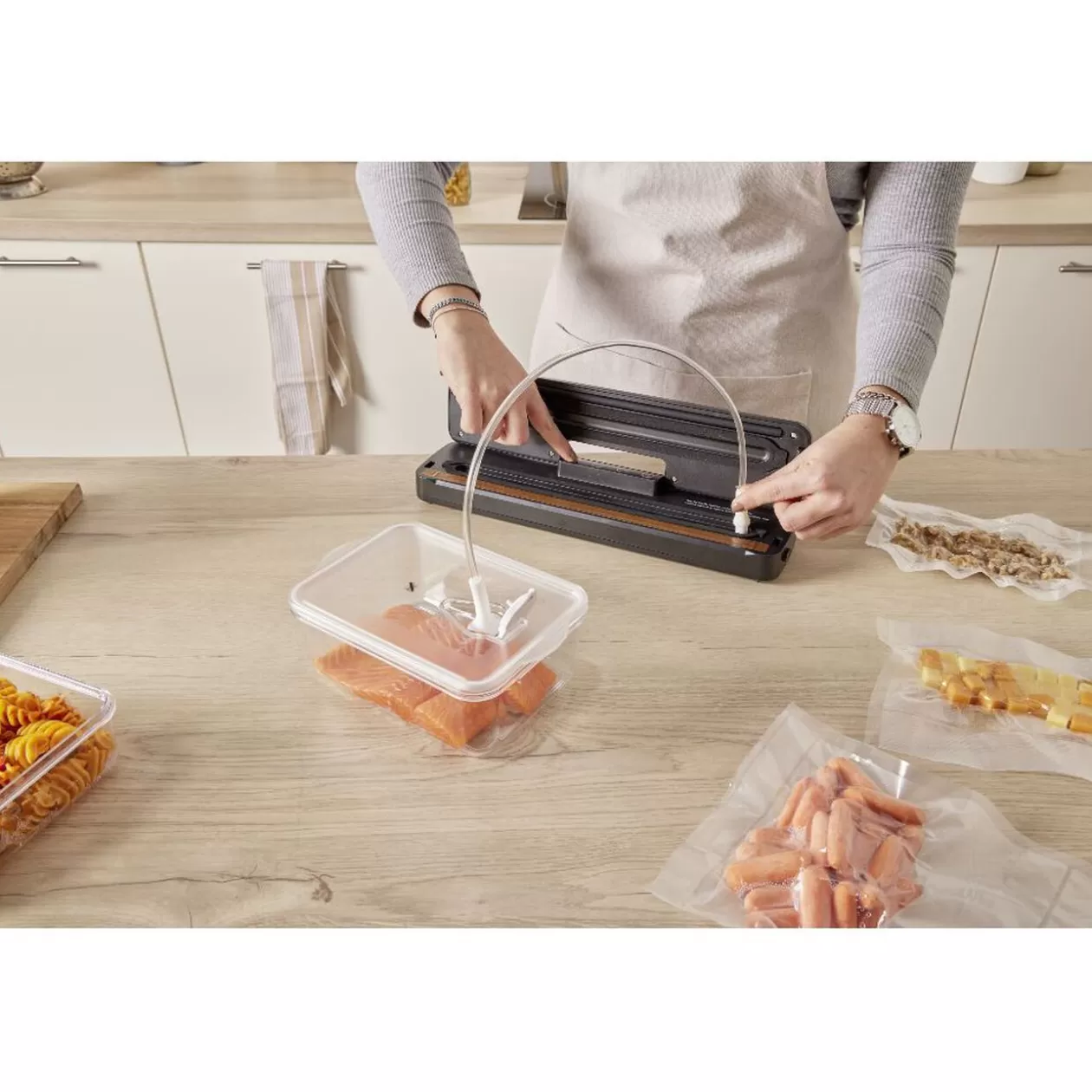 Gifi Tuyau d'aspiration pour boîte de conservation sous vide< Conservation Alimentaire
