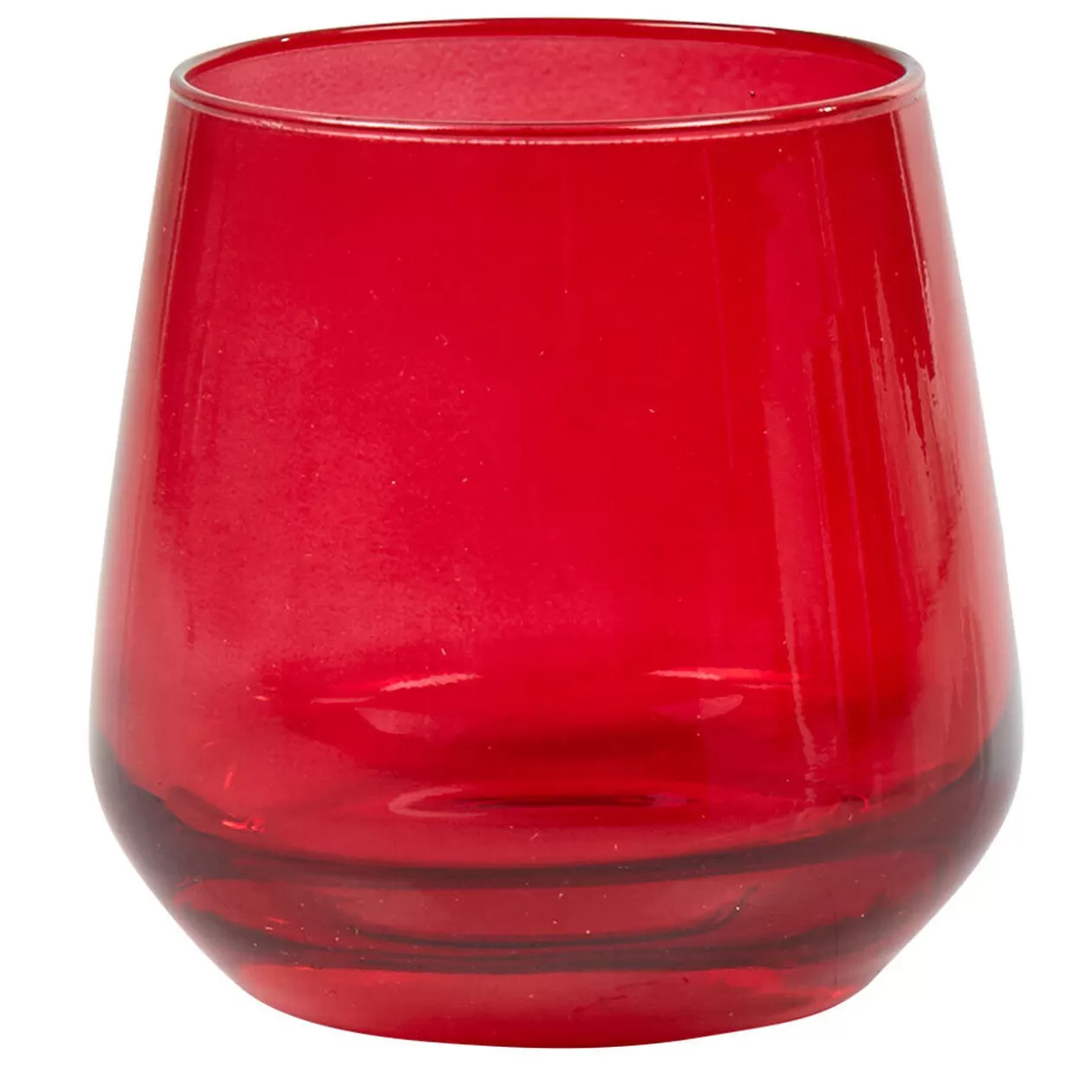 Verre à eau rouge translucide x6>Gifi Flash Sale