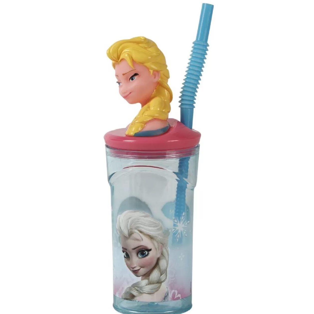 Verre à paille figurine La Reine des Neiges Elsa>Gifi Sale