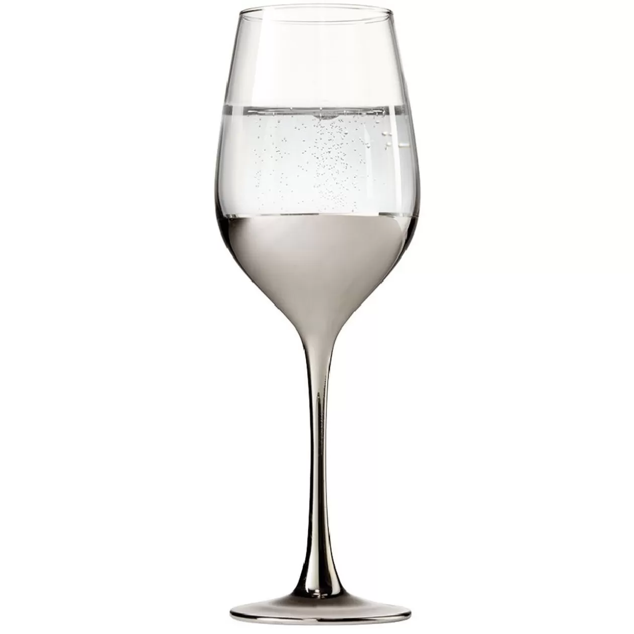 Gifi Verre à pied Oksana argenté 35cL x4< Vaisselle Et Accessoires De Table