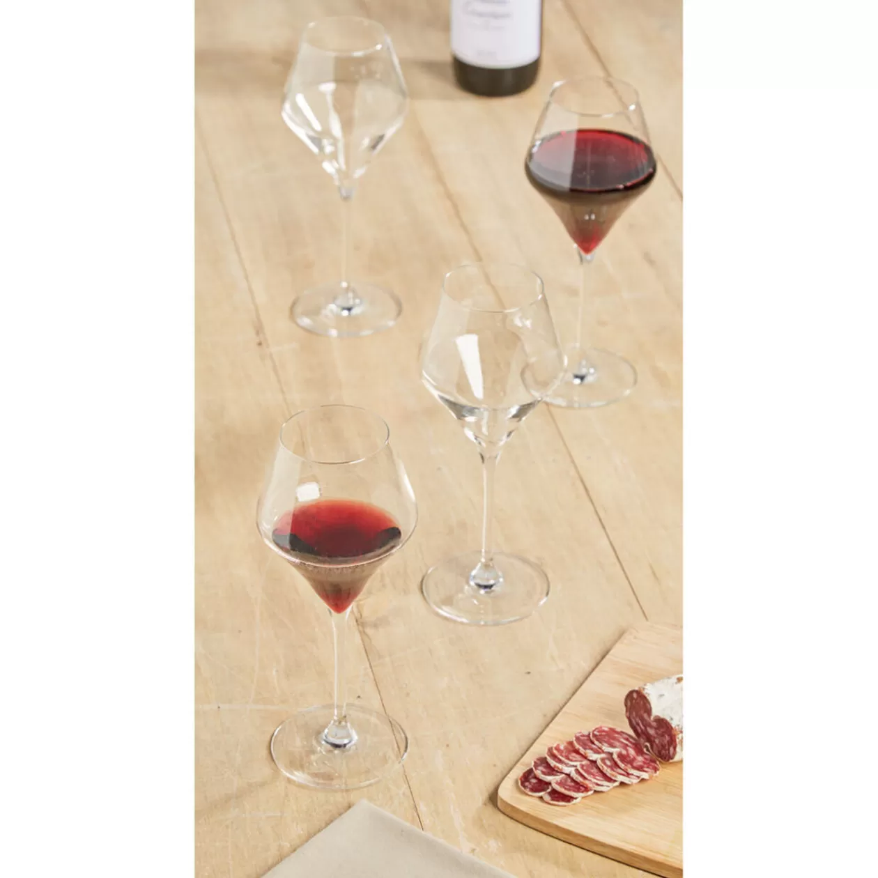 Verre à vin cristallin 27 cl x4>Gifi Best