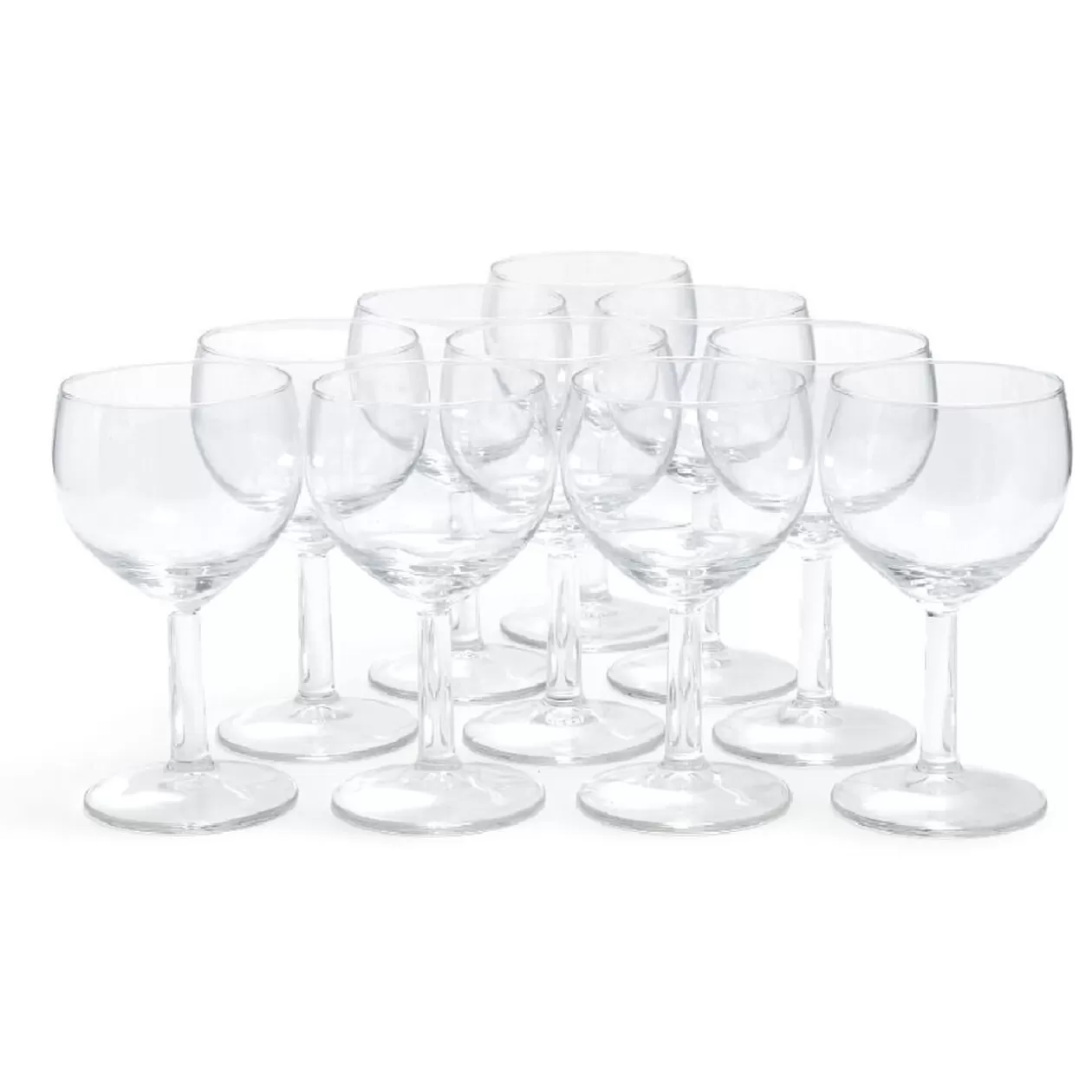 Verre ballon transparent 19cl x10>Gifi Outlet