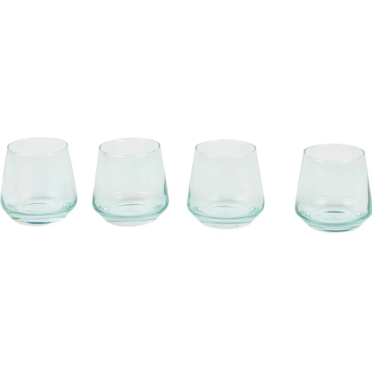 Verre bas bleu Ø8,6xH8,3cm 29cl x4>Gifi Best Sale