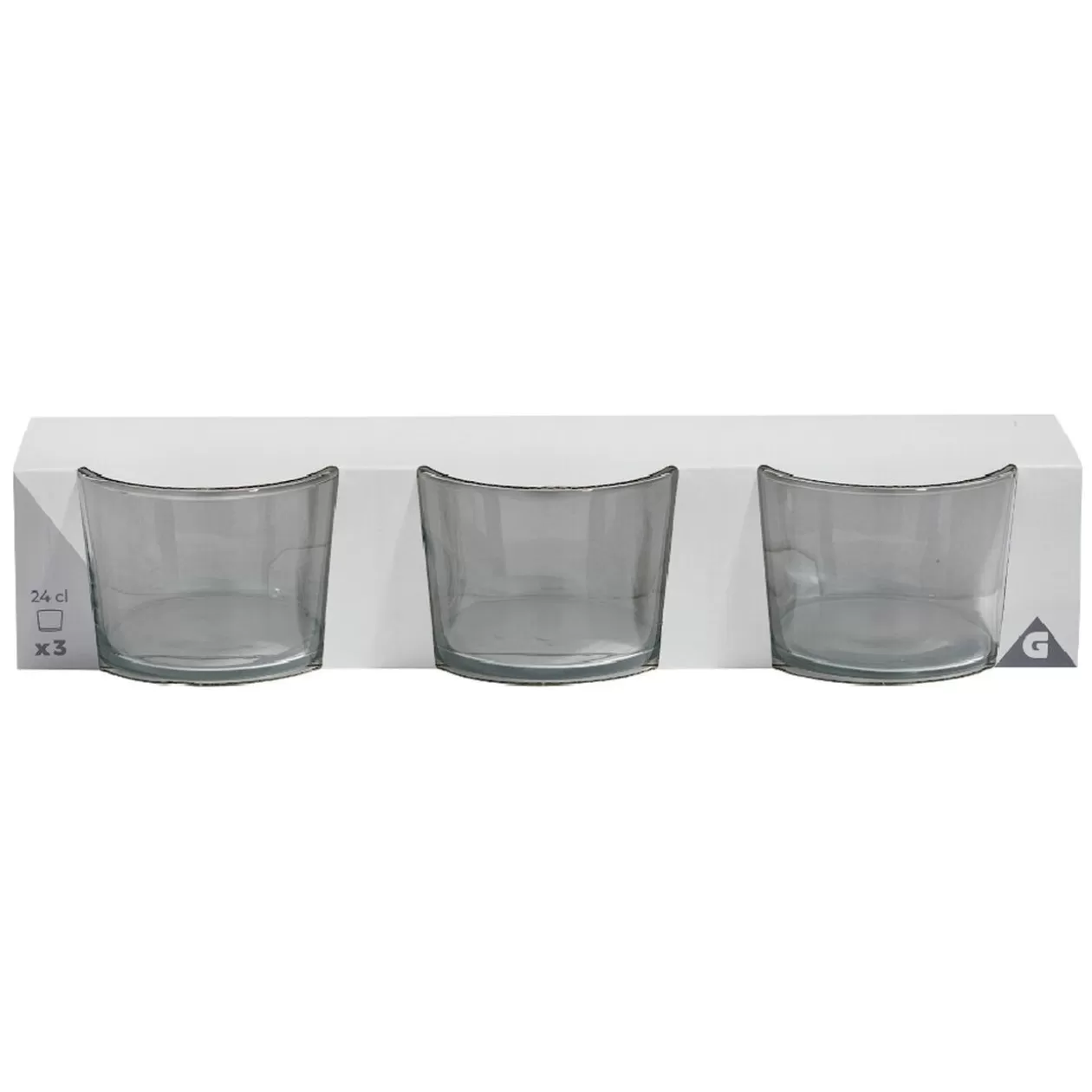 Verre bas bodega transparent 24 cl x3>Gifi Shop