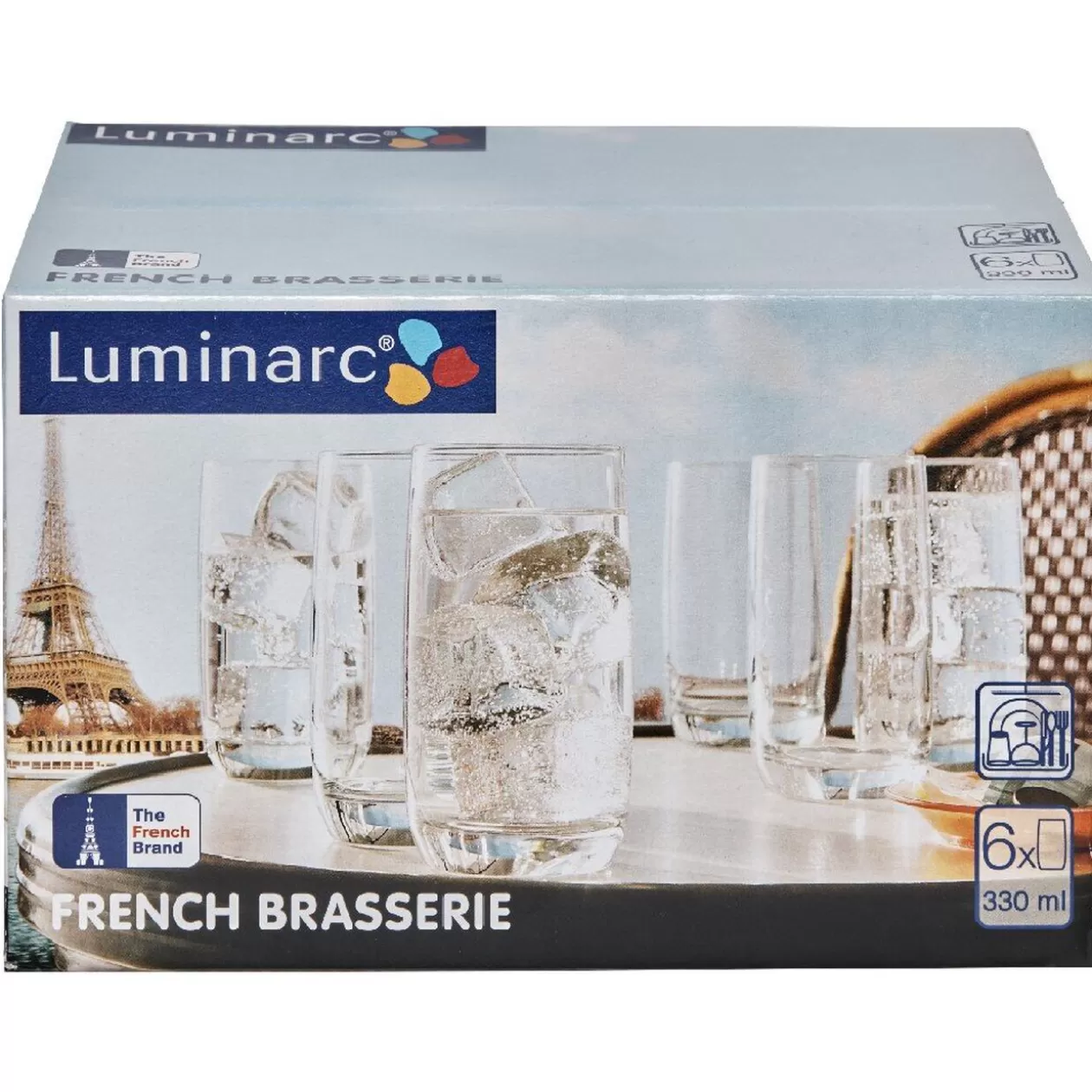 Gifi Verre bas Luminarc x6 ver 33cl< Vaisselle Et Accessoires De Table