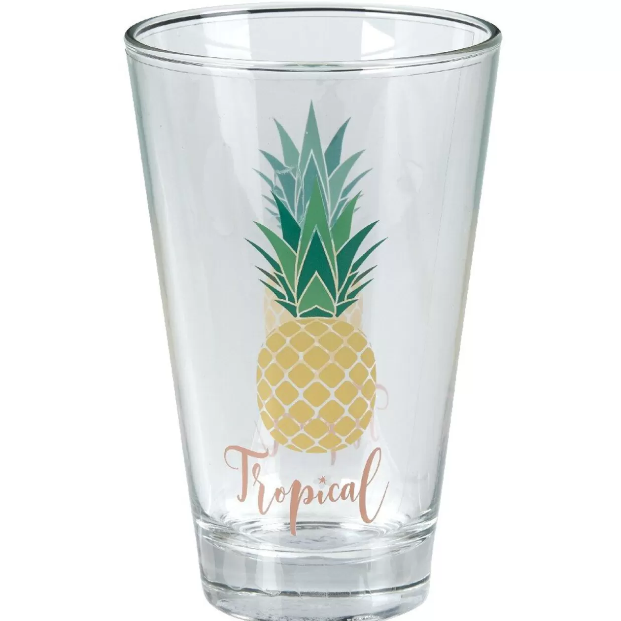 Gifi Verre bas style tropical motif ananas 31cl< Vaisselle Et Accessoires De Table