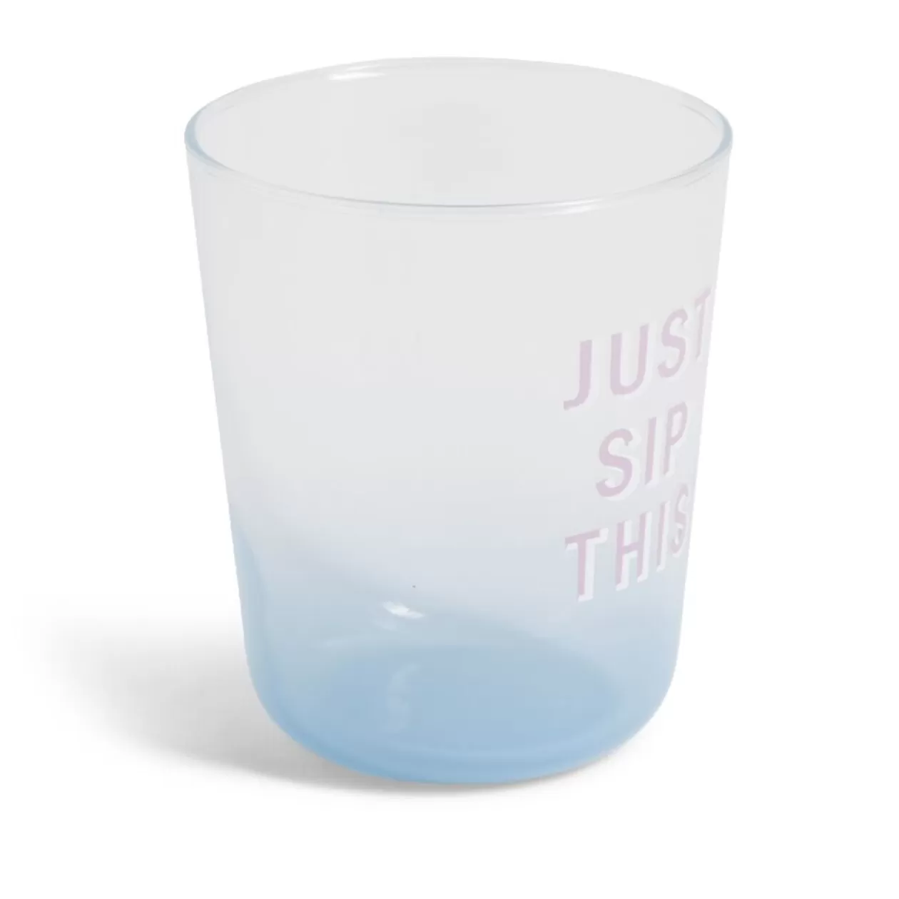 Gifi Verre coloré avec message 315ml< Vaisselle Et Accessoires De Table