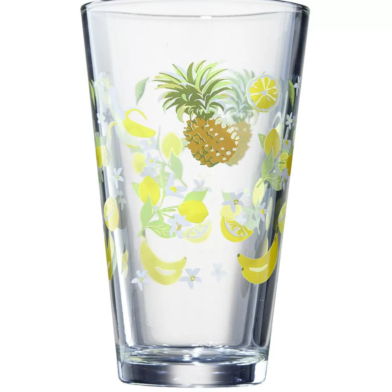 Verre conique haut motif exotique 32,5 cl x3>Gifi New