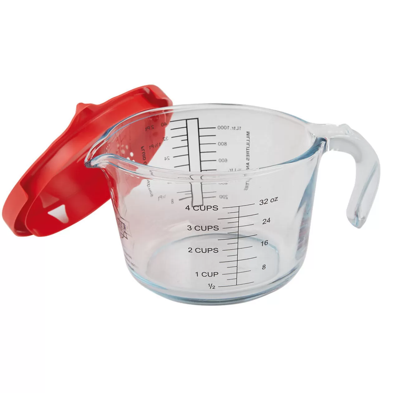 Gifi Verre doseur avec couvercle 1 L< Préparation Culinaire