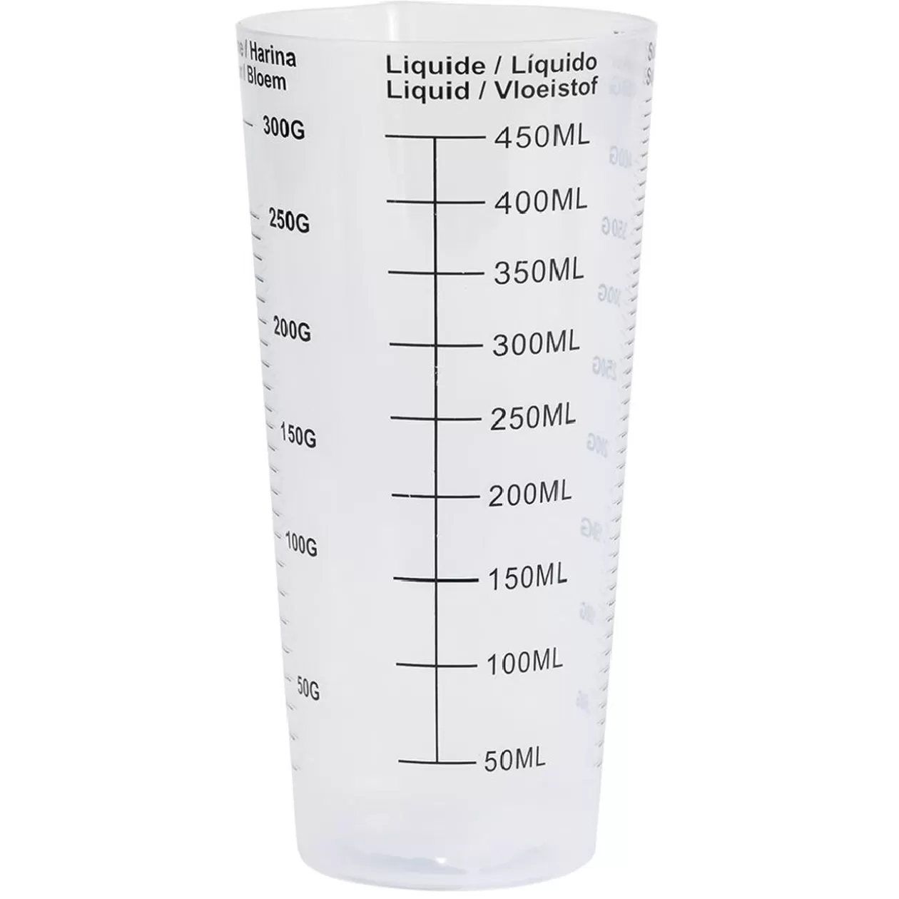 Gifi Verre doseur en plastique blanc< Préparation Culinaire