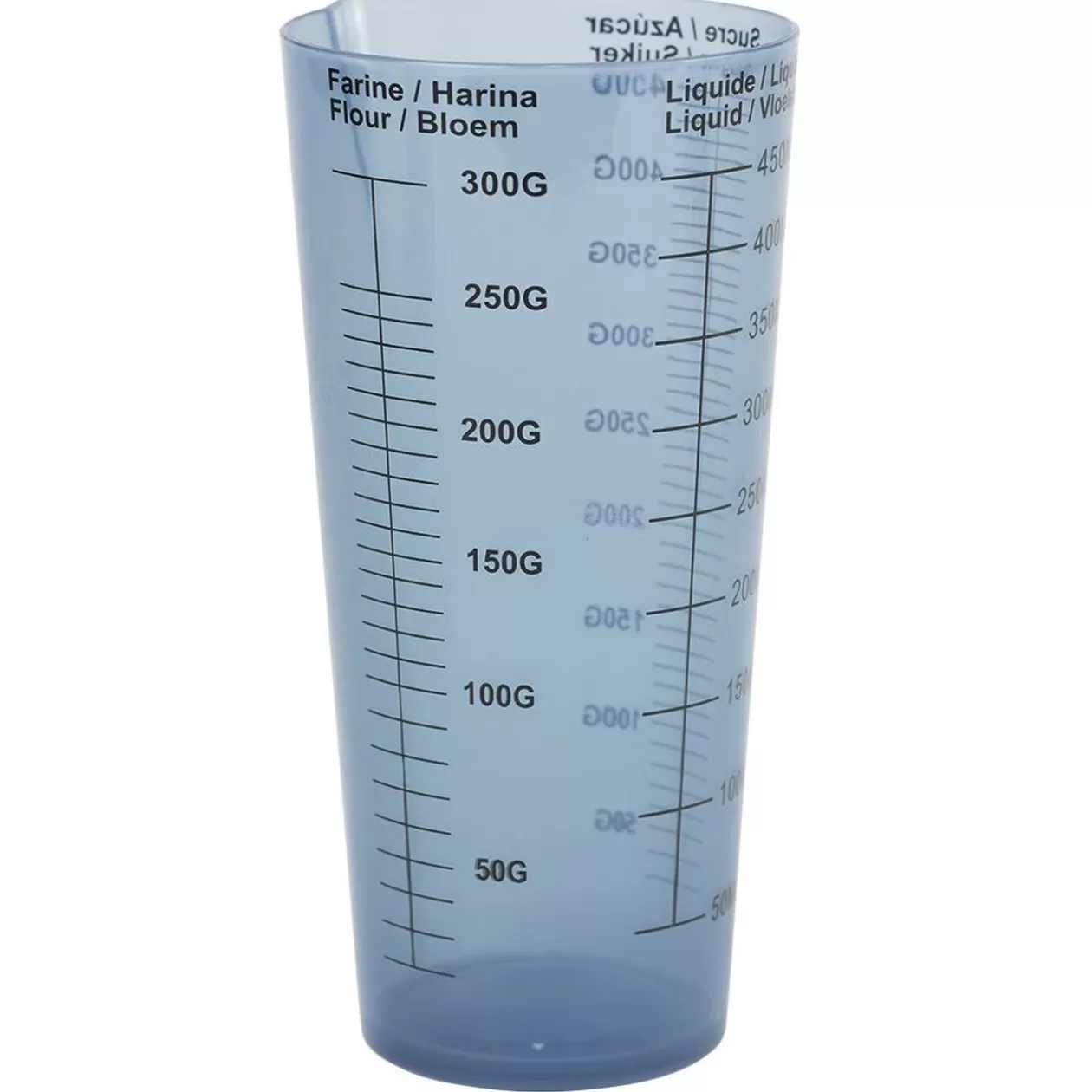 Gifi Verre doseur en plastique bleu< Préparation Culinaire