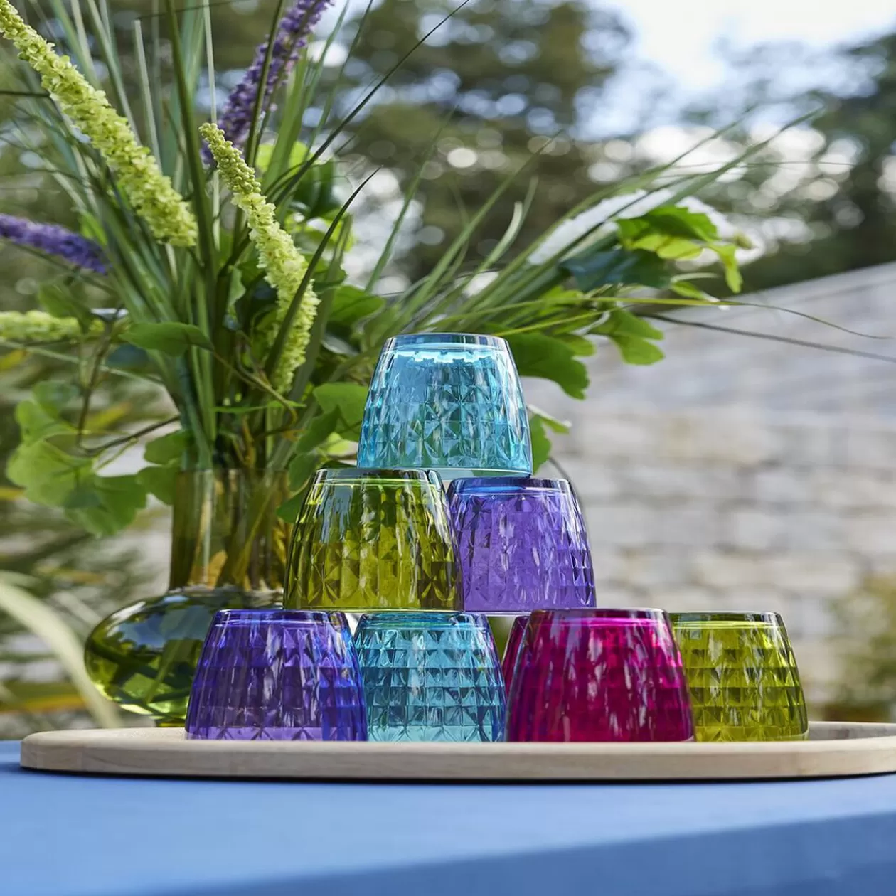 Verre gobelet coloré uni x 4>Gifi Fashion
