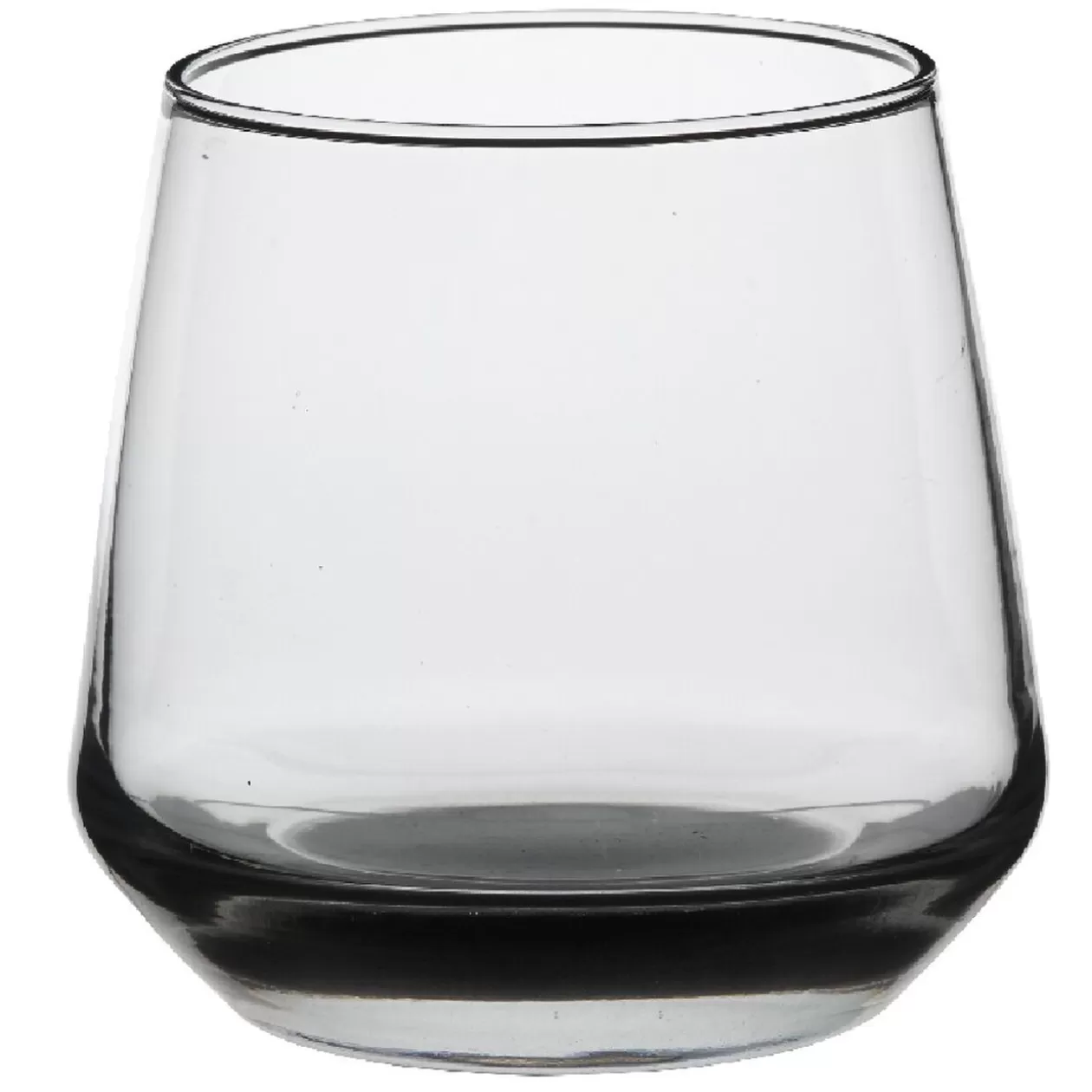 Verre gobelet transparent anthracite x4>Gifi Store
