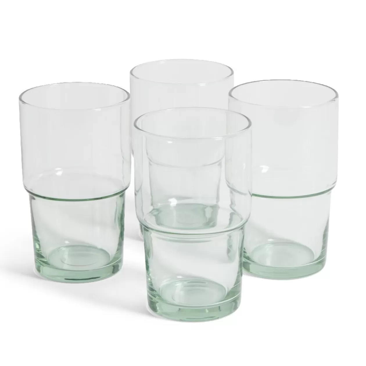 Gifi Verre haut 44cl en verre recyclé transparent Ø7,7xH13cm< Vaisselle Et Accessoires De Table