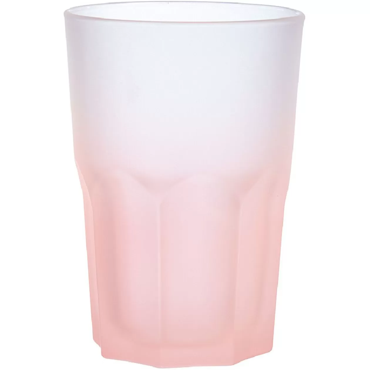 Verre haut effet givré rose fluo 40 cl - Frozen>Gifi Shop