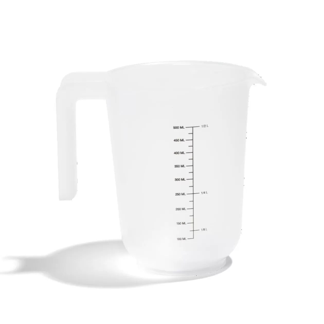 Gifi Verre mesureur 500ml plastique blanc transparent< Préparation Culinaire